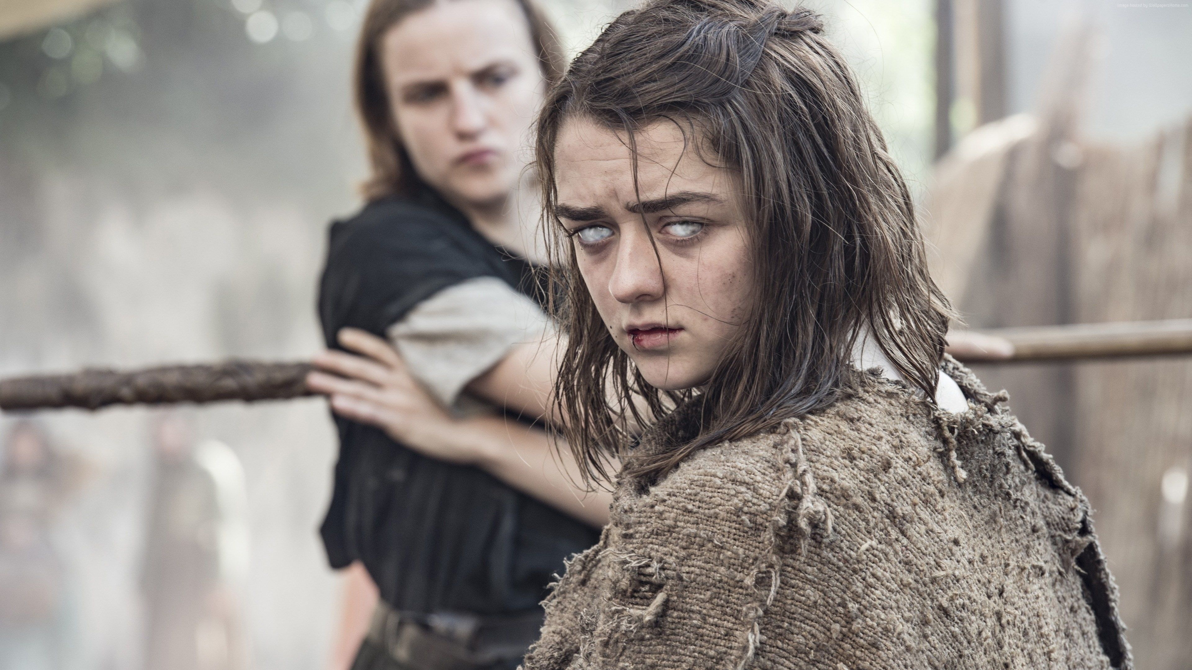 Arya Stark, 4K PC HD Wallpaper, 3840x2160 4K Desktop