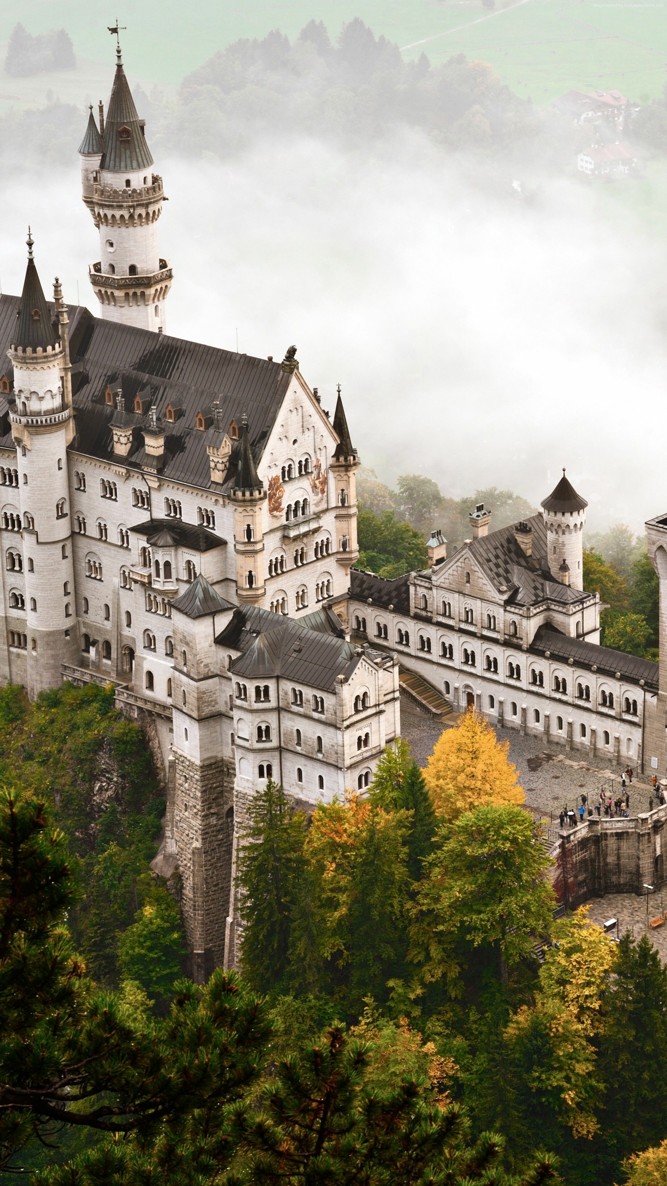 Neuschwanstein Castle, Bavaria, Architecture, Tour, 2160x3840 4K Phone