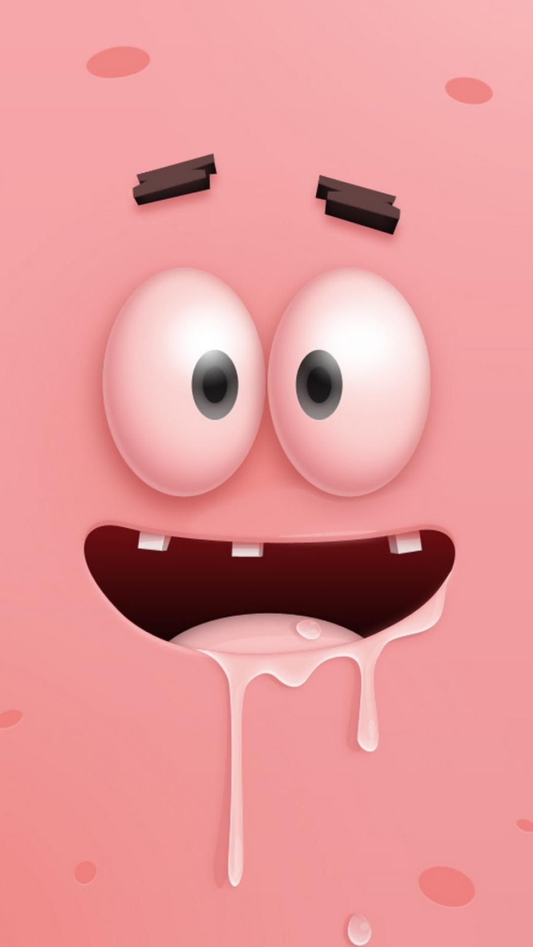 Patrick Star, SpongeBob SquarePants, Nickelodeon cartoon, Animated character, 1080x1920 Full HD Phone