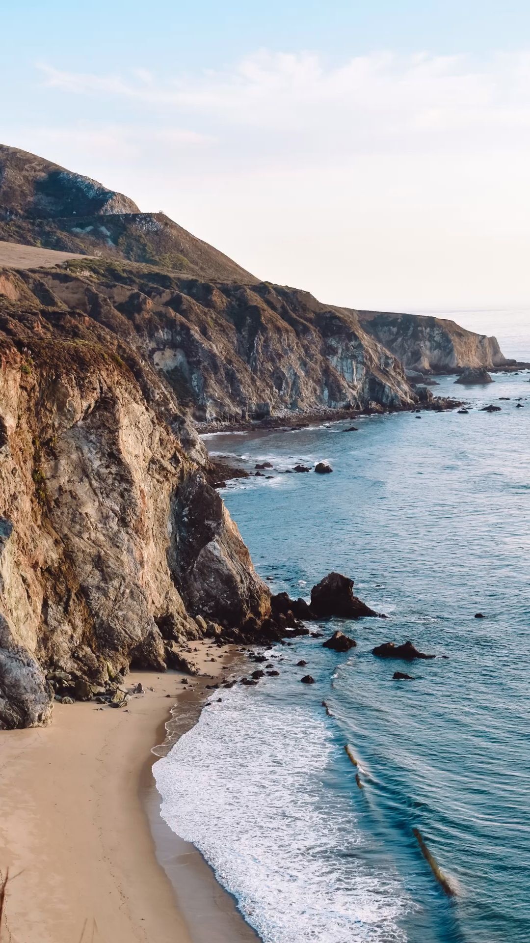 Big Sur's natural allure, Beautiful photography landscapes, Beaches and nature, Captivating wallpaper, 1080x1920 Full HD Phone