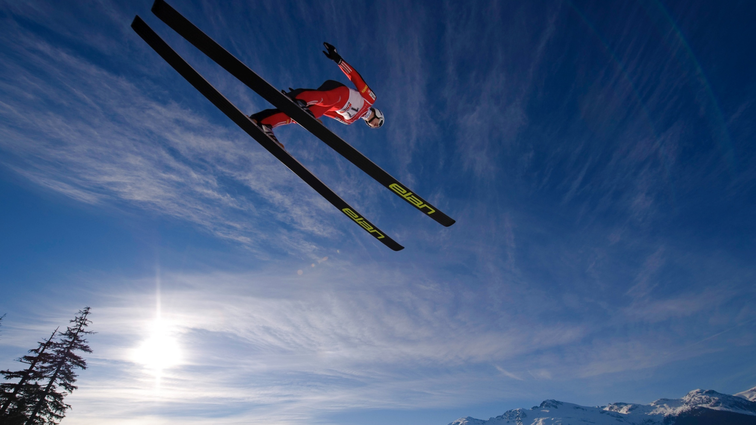 Jumping, Ski jumping, Desktop wallpapers, Adventure images, 2560x1440 HD Desktop