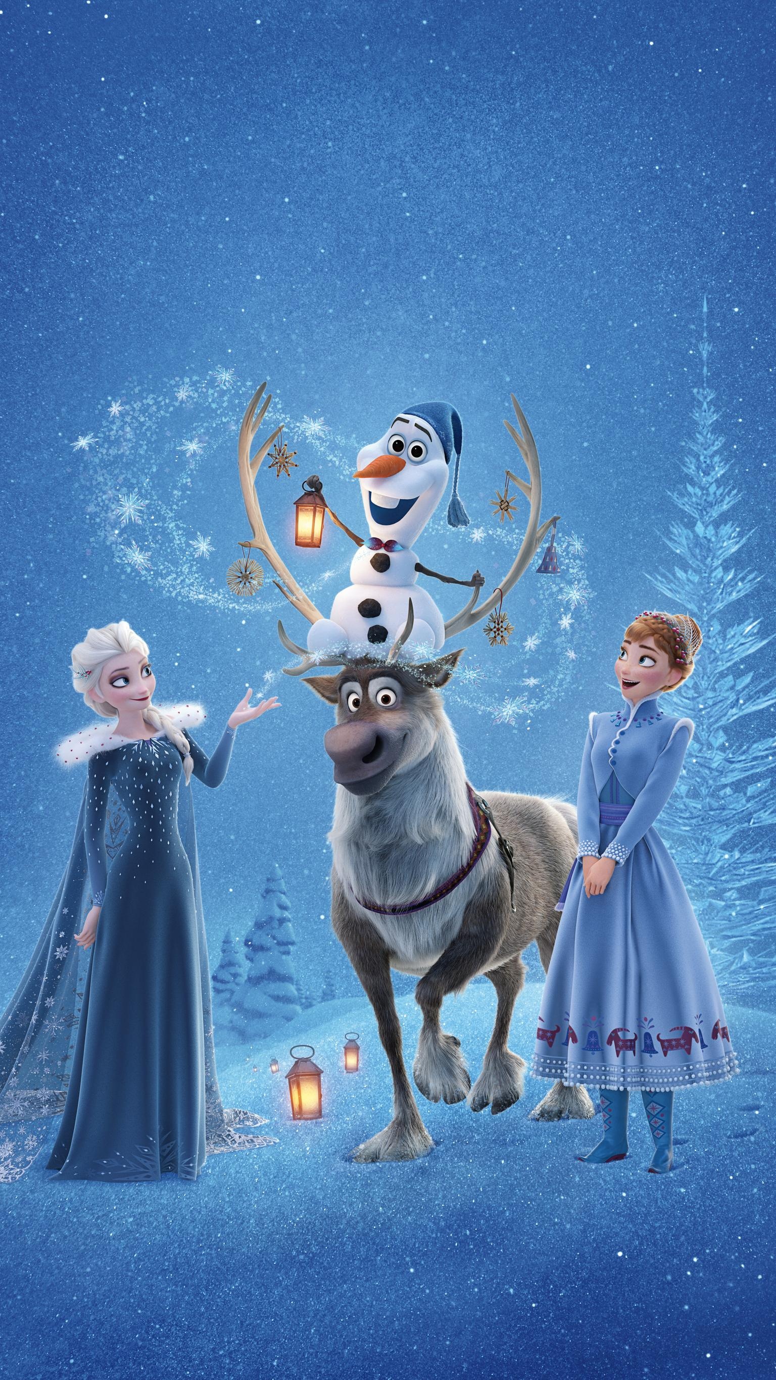 Sven, Olaf iPhone wallpapers, 1540x2740 HD Phone