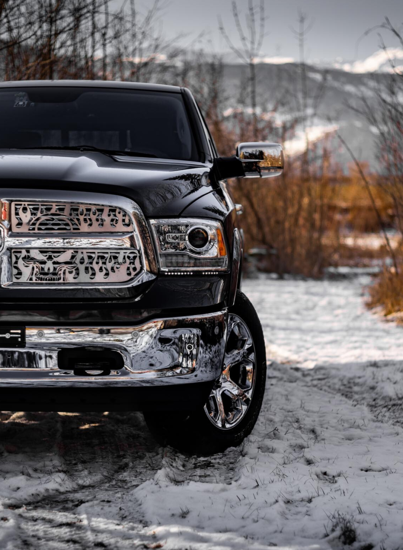 Classic cars, 2015 Dodge Ram 1500, V8 power, Automotive beauty, 1410x1920 HD Phone