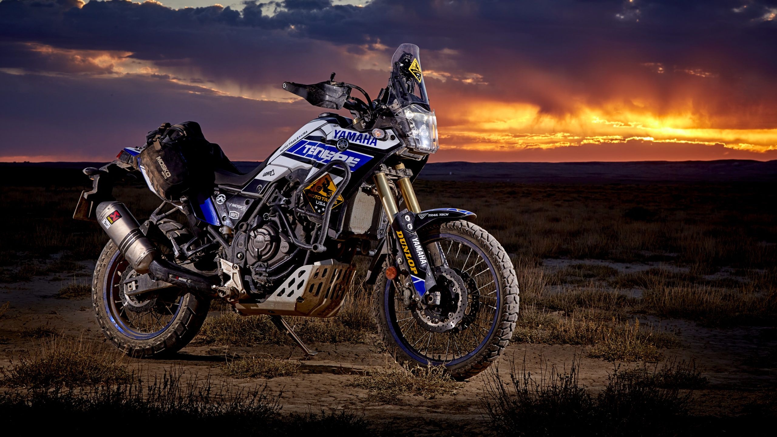 Colorado Sunset, Yamaha Tenere 700 Wallpaper, 2560x1440 HD Desktop