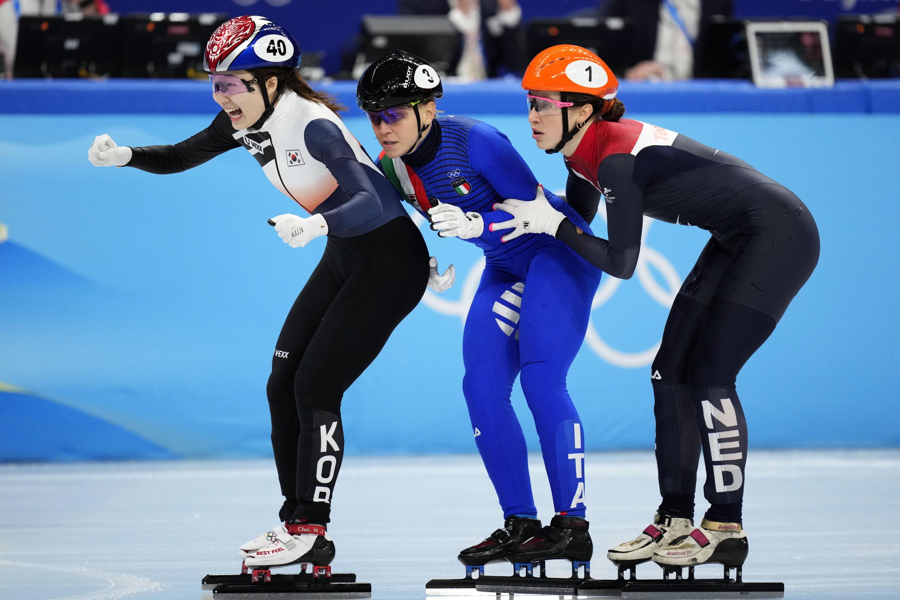 Choi Min-jeong, Wins 1, 500, Olympic short track, 3000x2000 HD Desktop