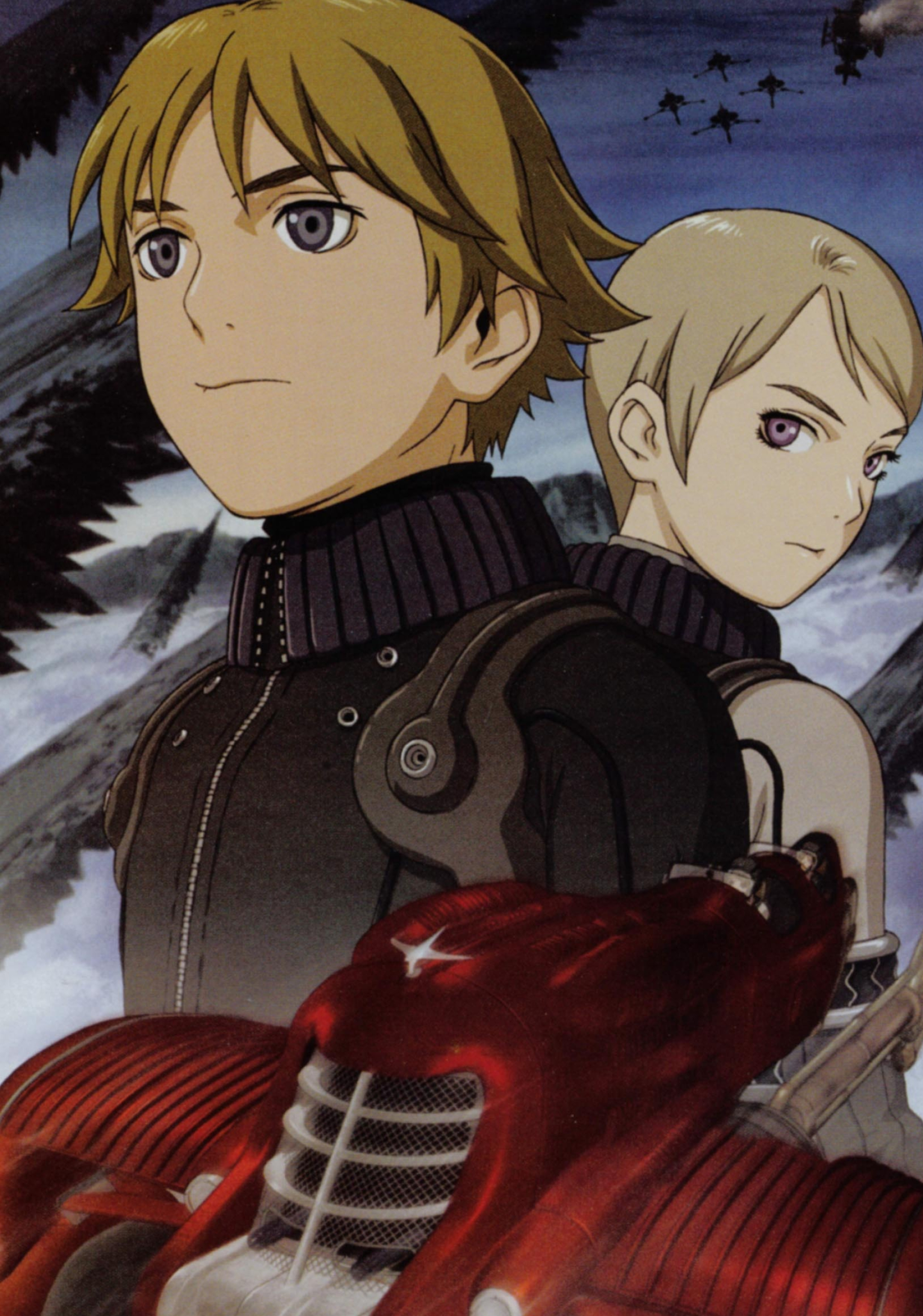 Last Exile, Tatiana & Claus, Memorable duo, Stunning art, 2010x2870 HD Phone