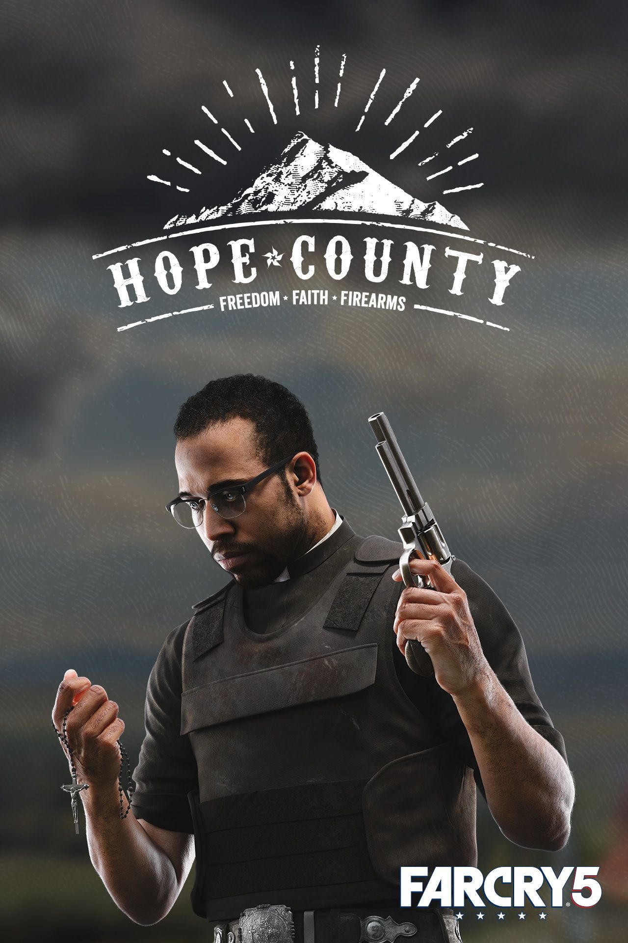 Jerome Jeffries, Far Cry 5 Wallpaper, 1280x1920 HD Phone