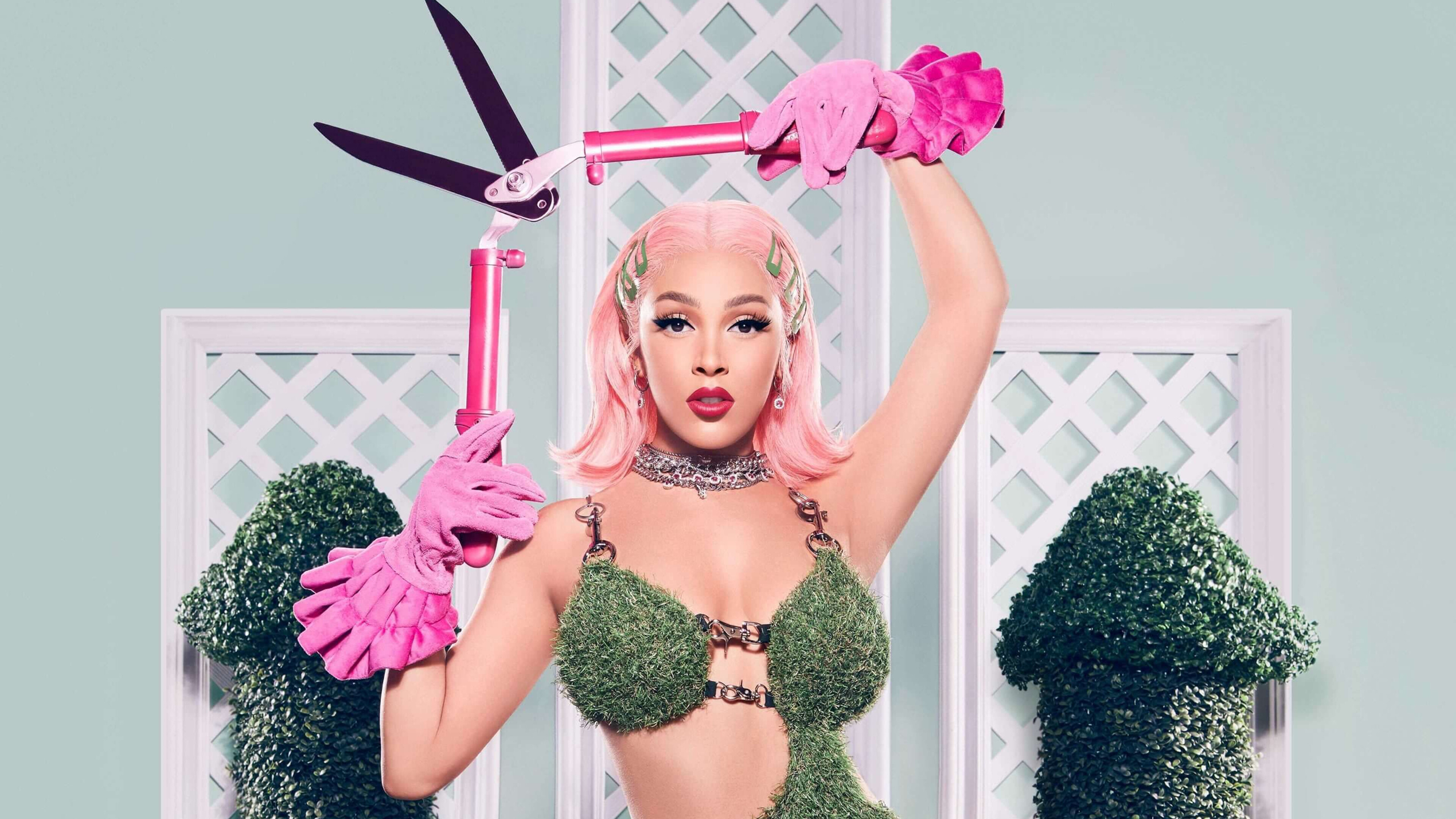 Doja Cat, Artistic expression, Grammy nominee, Creative talent, 3840x2160 4K Desktop