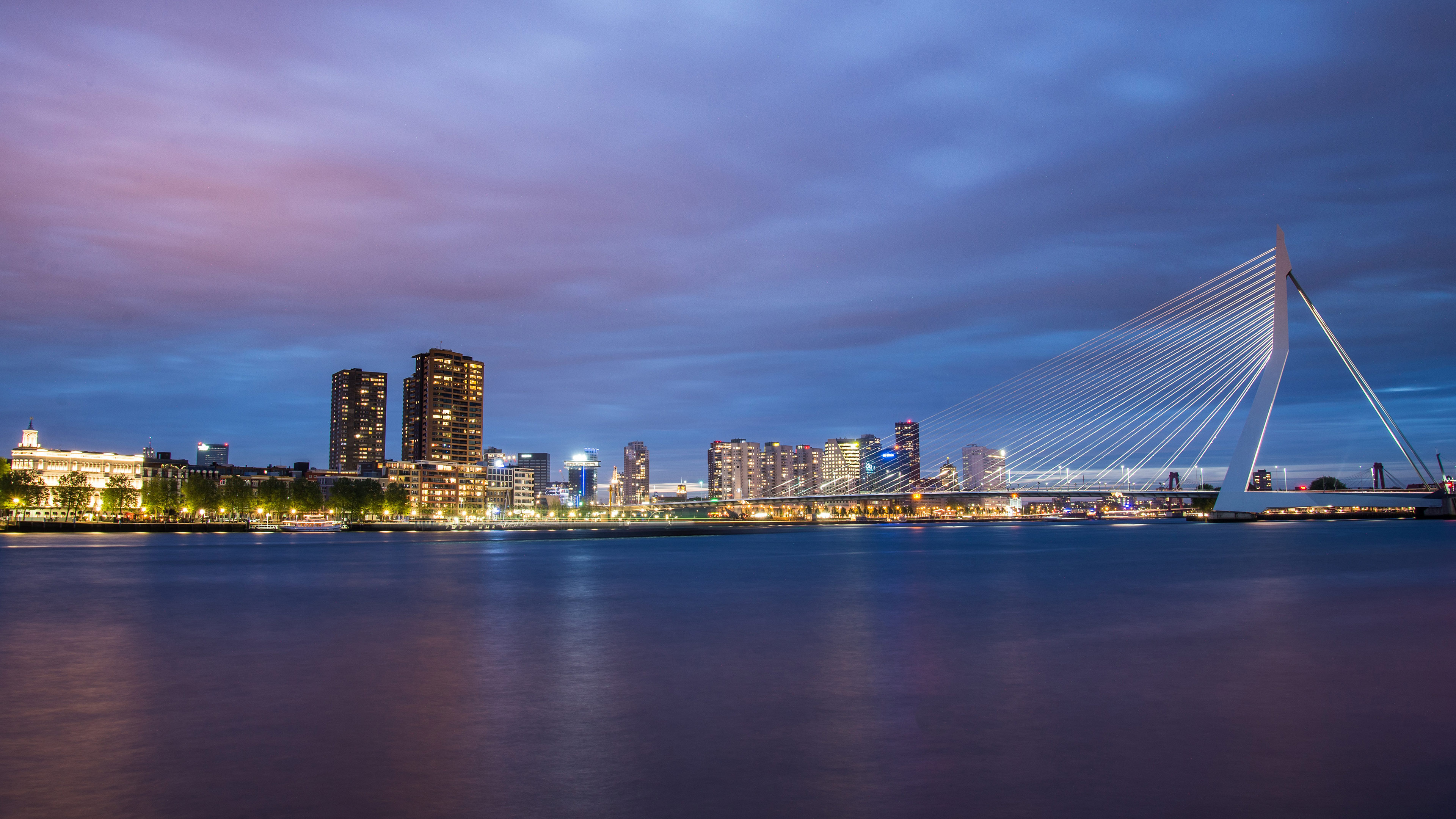 Rotterdam Skyline, Culinary delights, Aida travel blog, Dutch cuisine, 3840x2160 4K Desktop