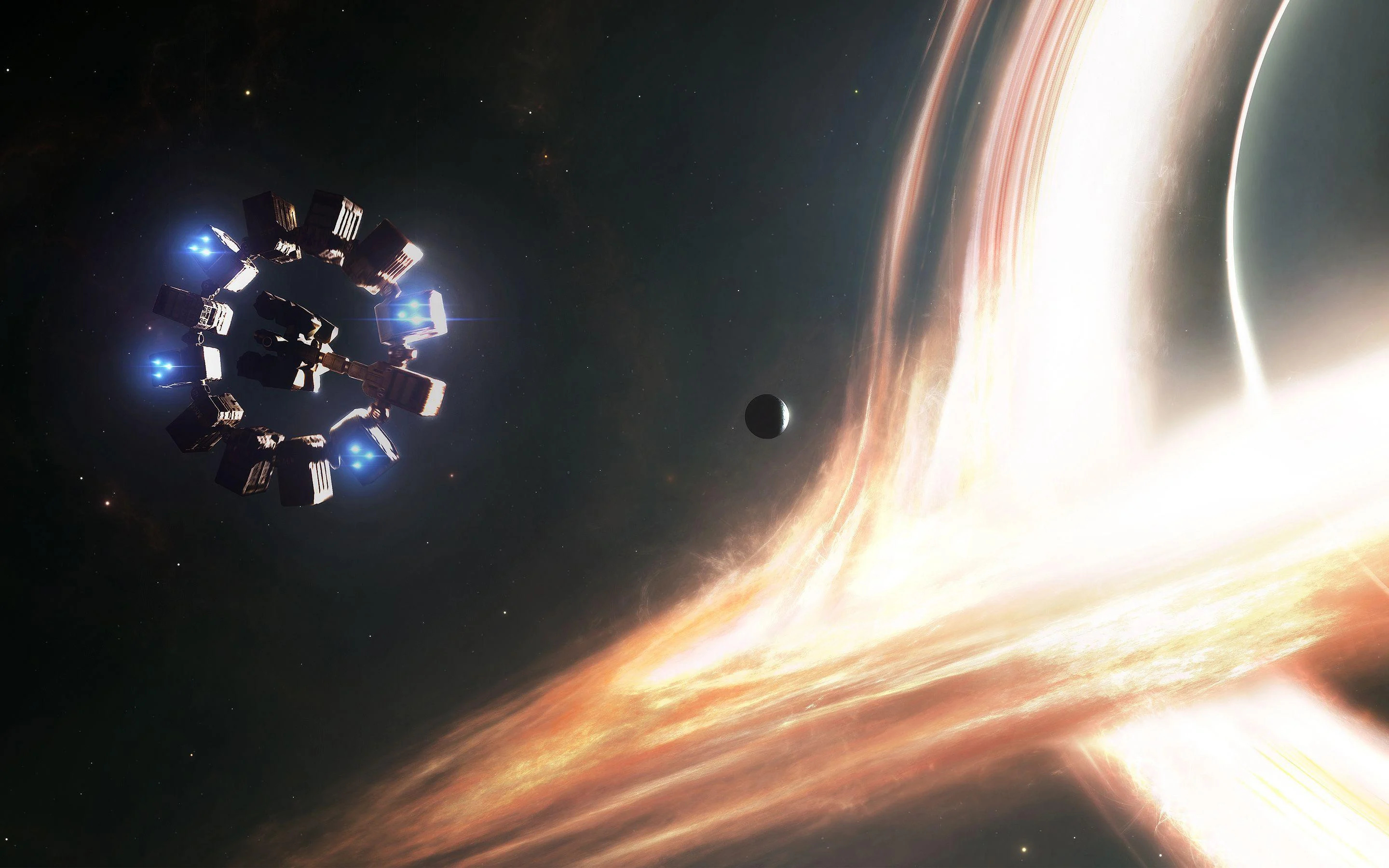 Interstellar, 4K wallpapers, Intergalactic journey, Futuristic film, 2880x1800 HD Desktop