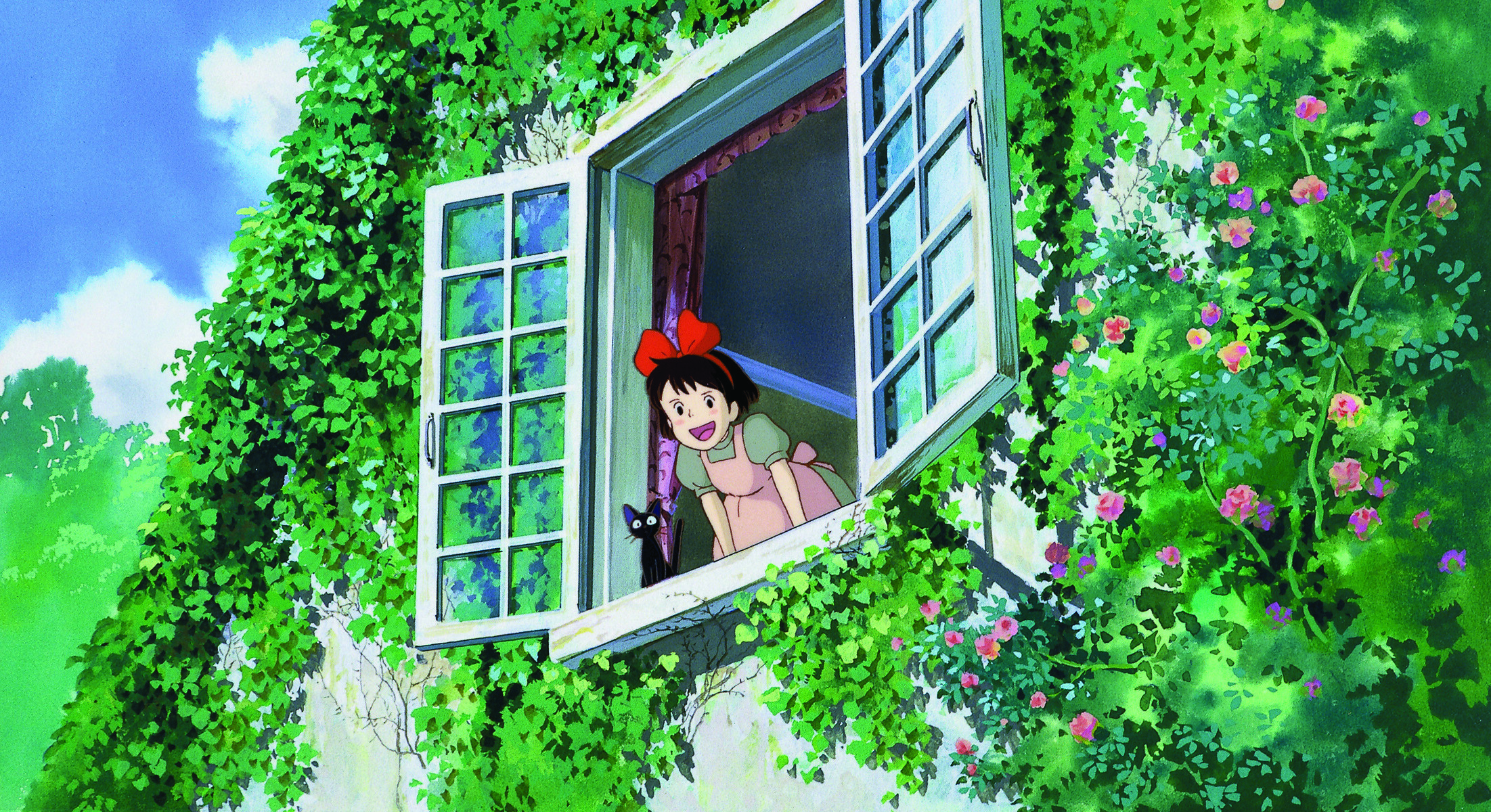 Kiki and Jiji, Kiki's Delivery Service Wallpaper, 2210x1200 HD Desktop