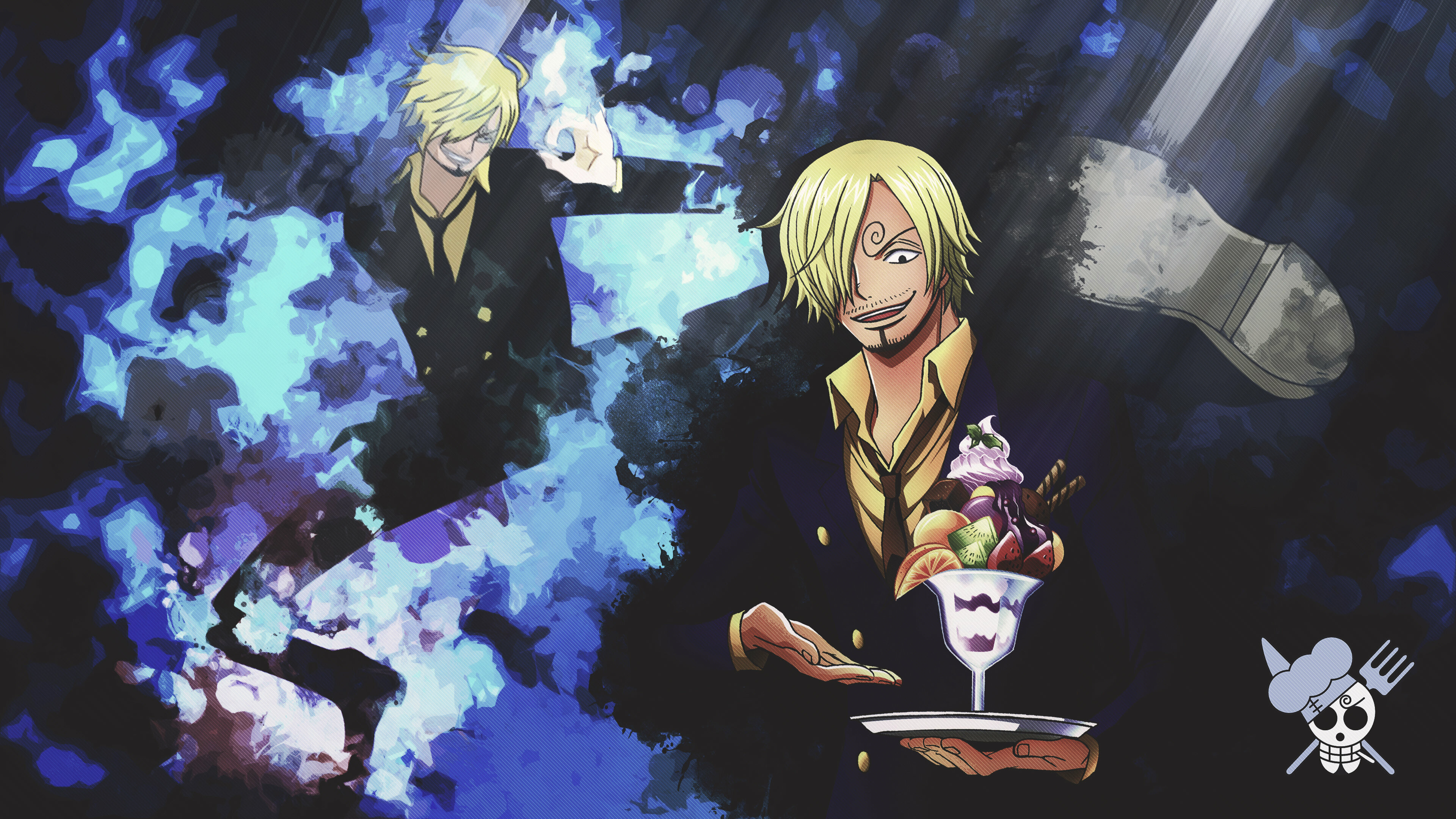 "Black Leg" Sanji, One Piece Wallpaper, 3840x2160 4K Desktop