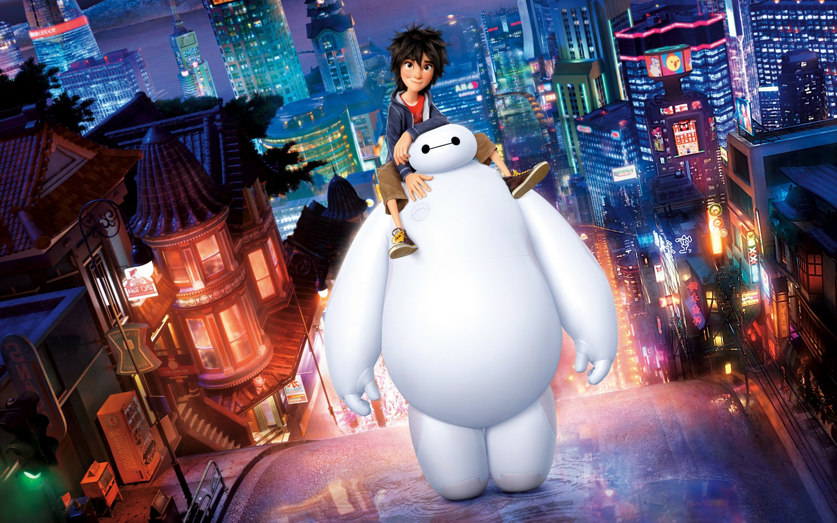 Big Hero 6, Baymax, 4K resolution, High-def imagery, 2880x1800 HD Desktop