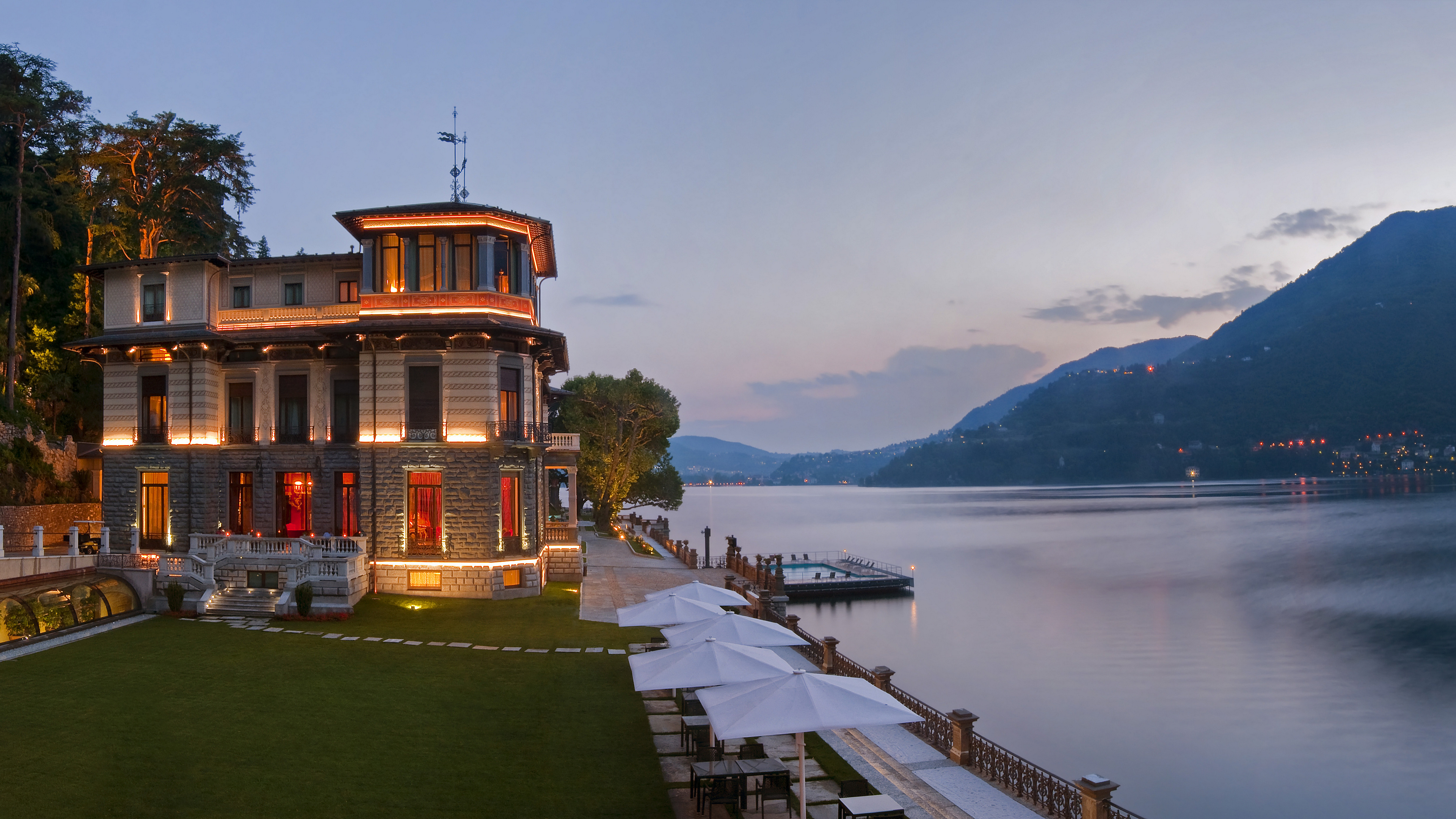 Mandarin Oriental, Lake Como Wallpaper, 3840x2160 4K Desktop