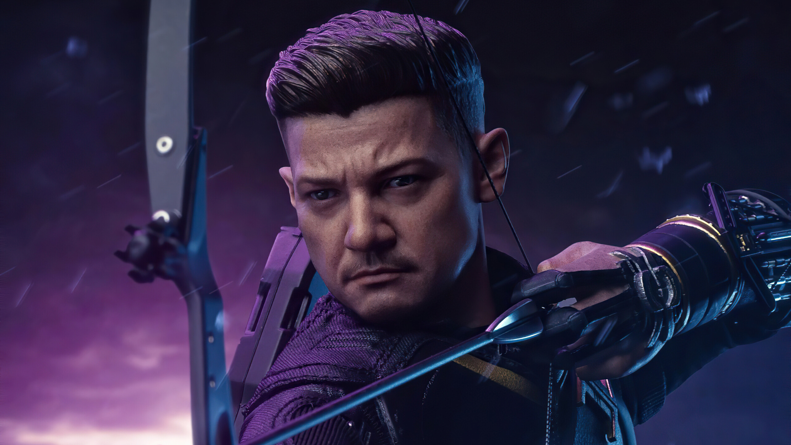 Hawkeye (Marvel), 4K wallpaper, High-resolution image, Accurate details, 2560x1440 HD Desktop