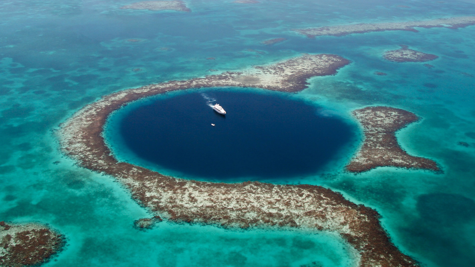 Great Blue Hole, Stunning wallpapers, Captivating backgrounds, Natural beauty, 1920x1080 Full HD Desktop