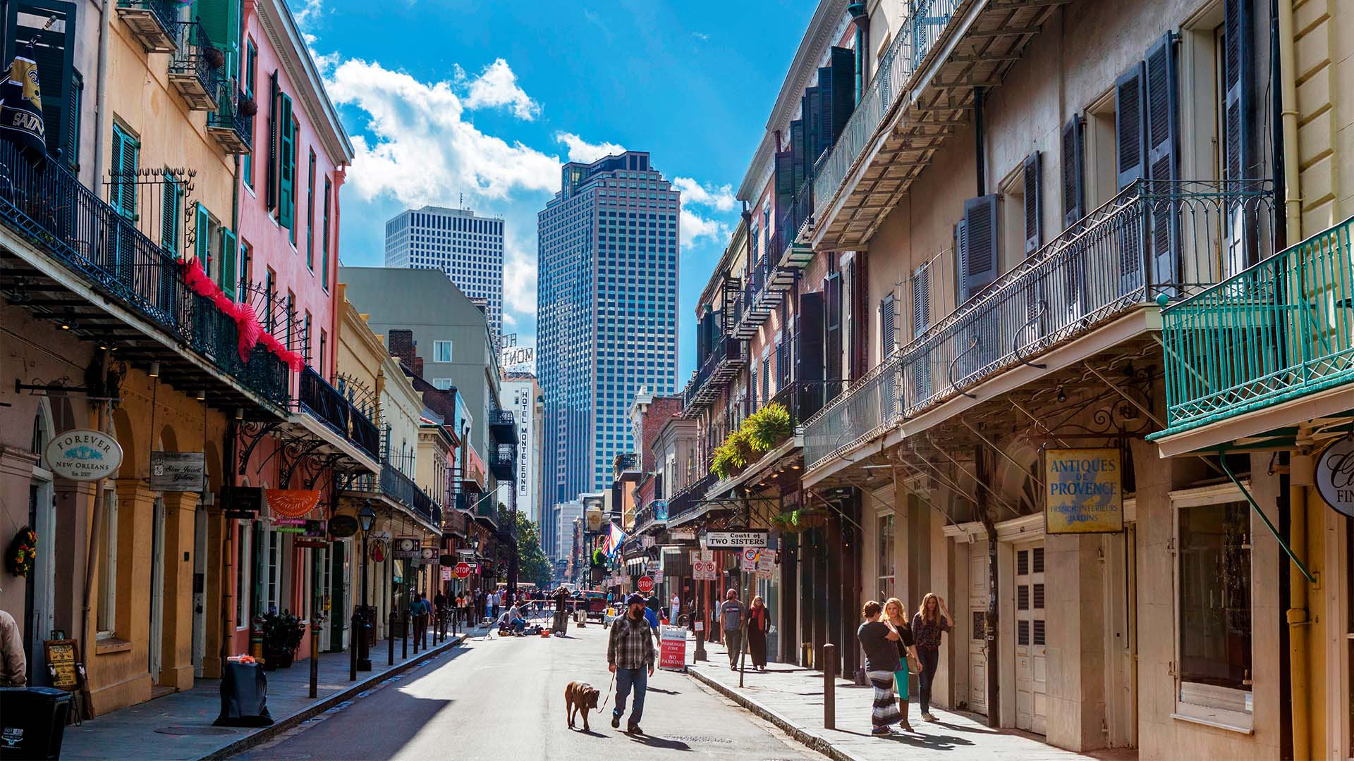 French Quarter, Great American city, Alternative guide, Escapism, 1920x1080 Full HD Desktop