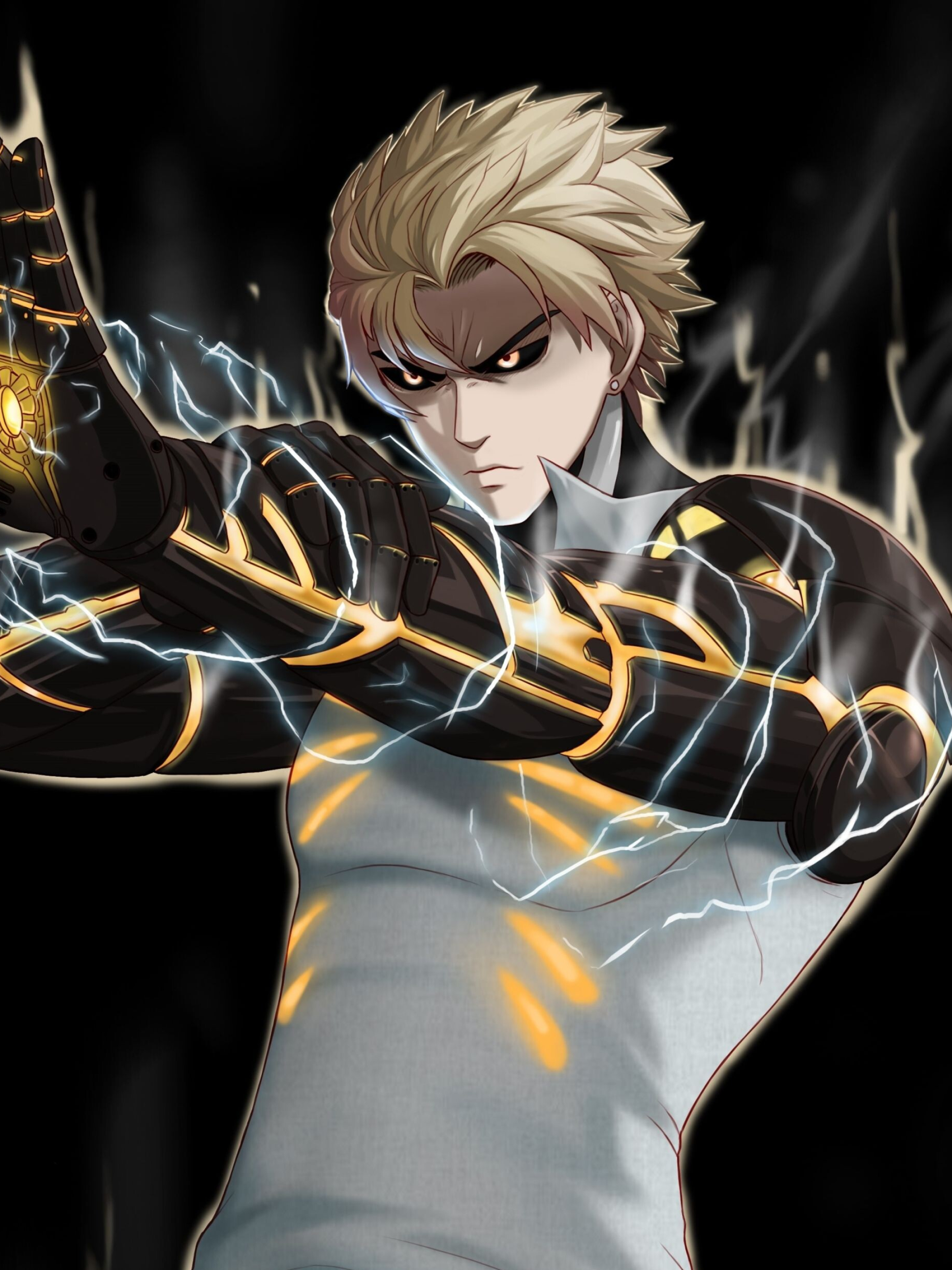 Genos, One Punch Man, Wallpapers, 2050x2740 HD Phone