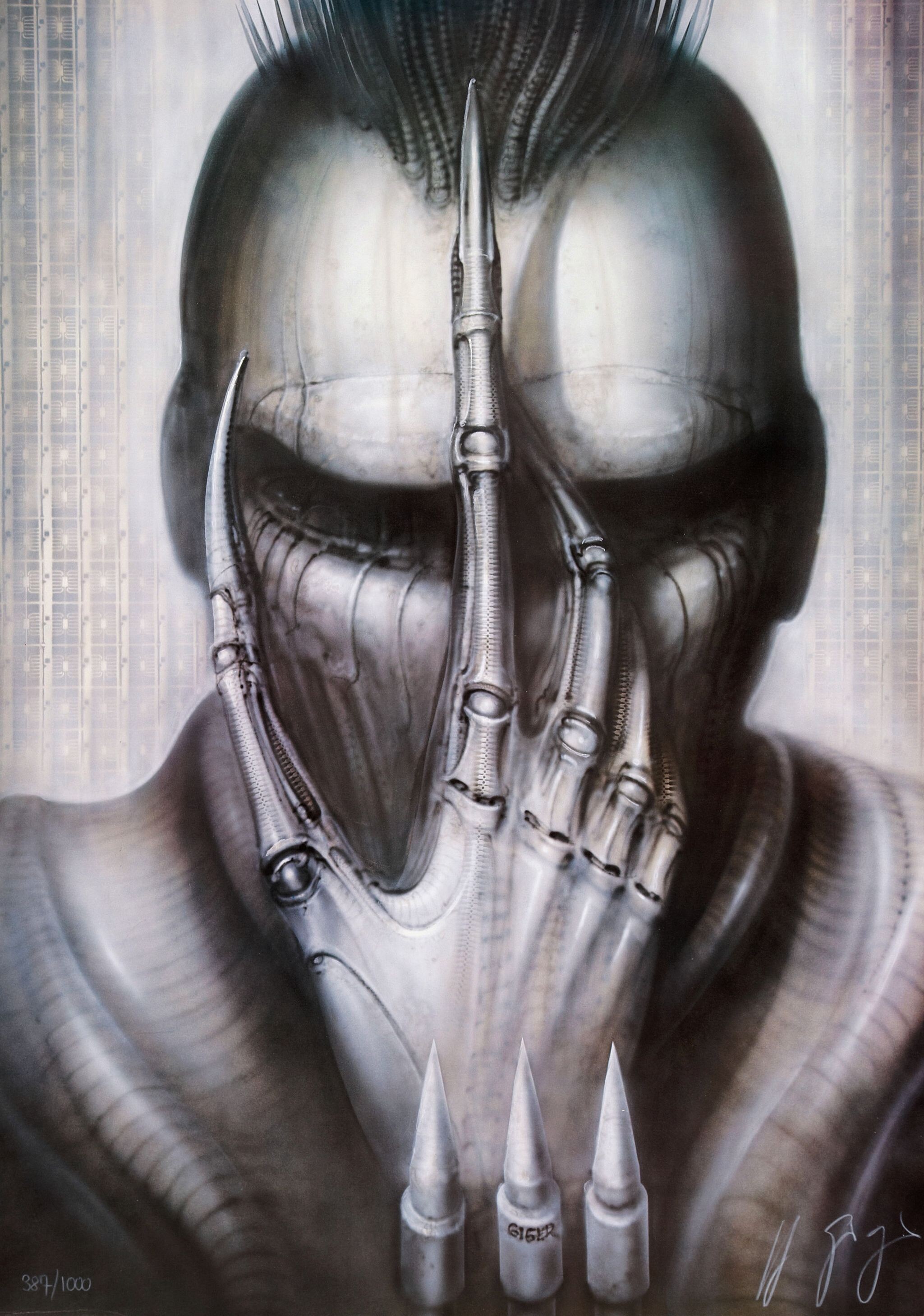 H.R. Giger, Alien wallpaper, Sinister and otherworldly, Meticulously crafted, 2050x2920 HD Phone