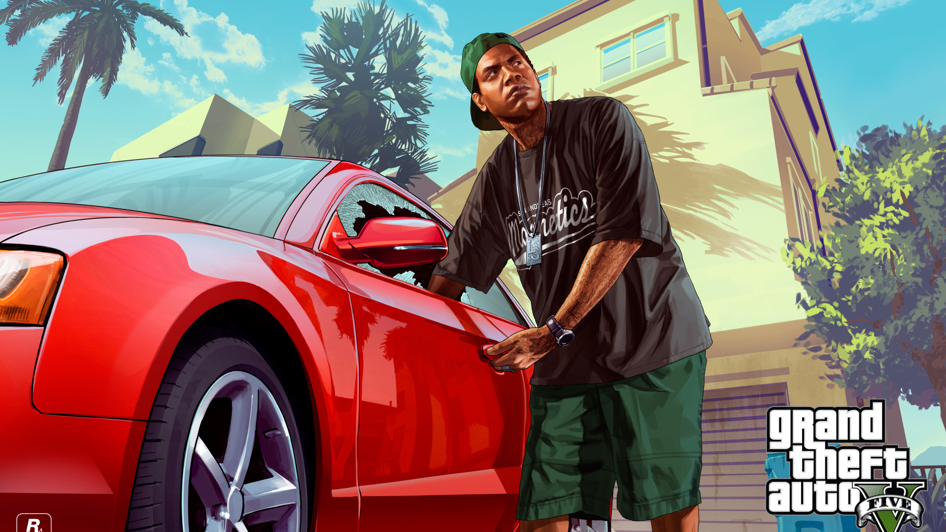 Lamar Davis, GTA V Wallpaper, 1920x1080 Full HD Desktop