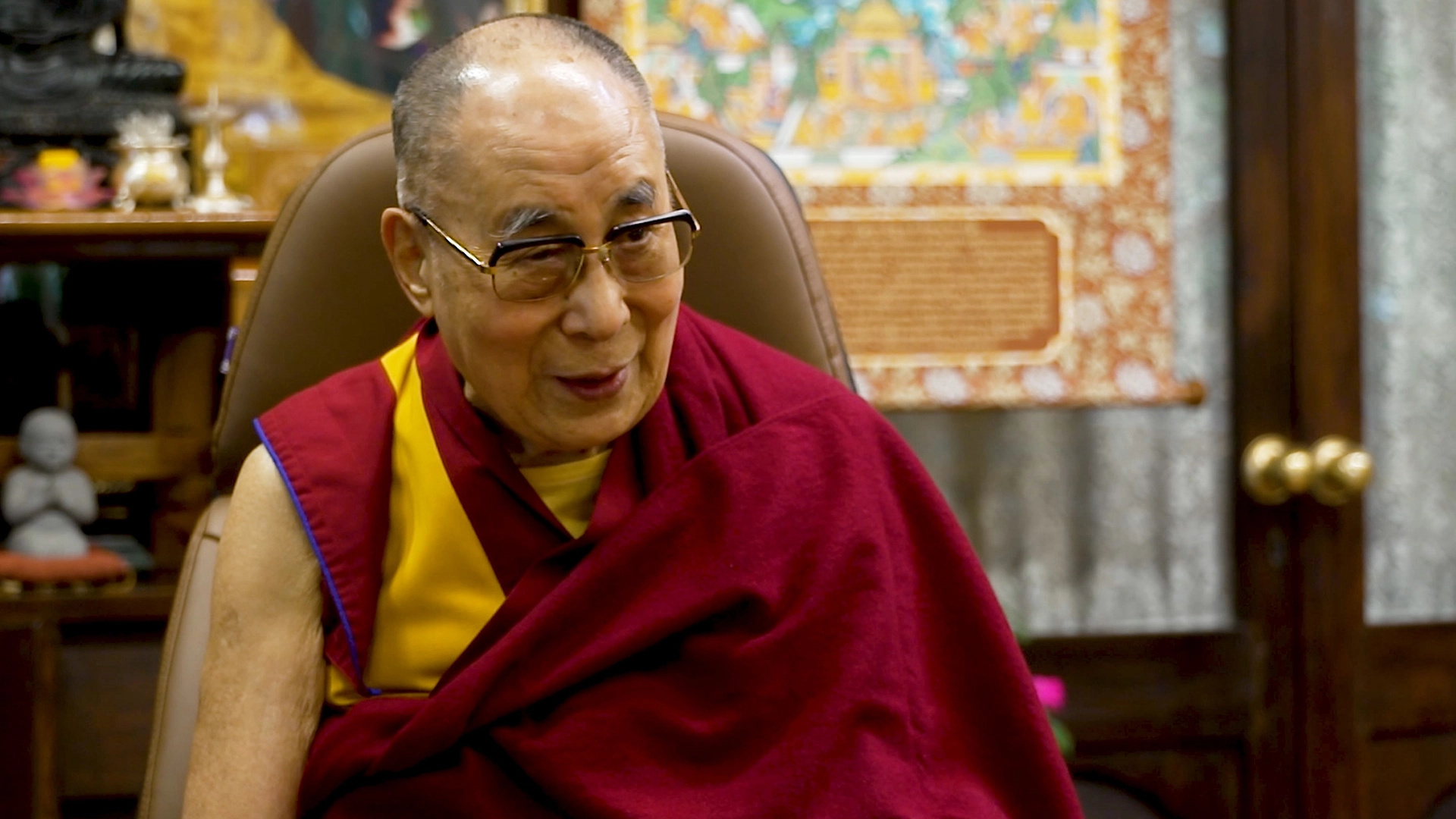 Dalai Lama, Celeb spiritual leader, Peace advocate, Debut album, 1920x1080 Full HD Desktop