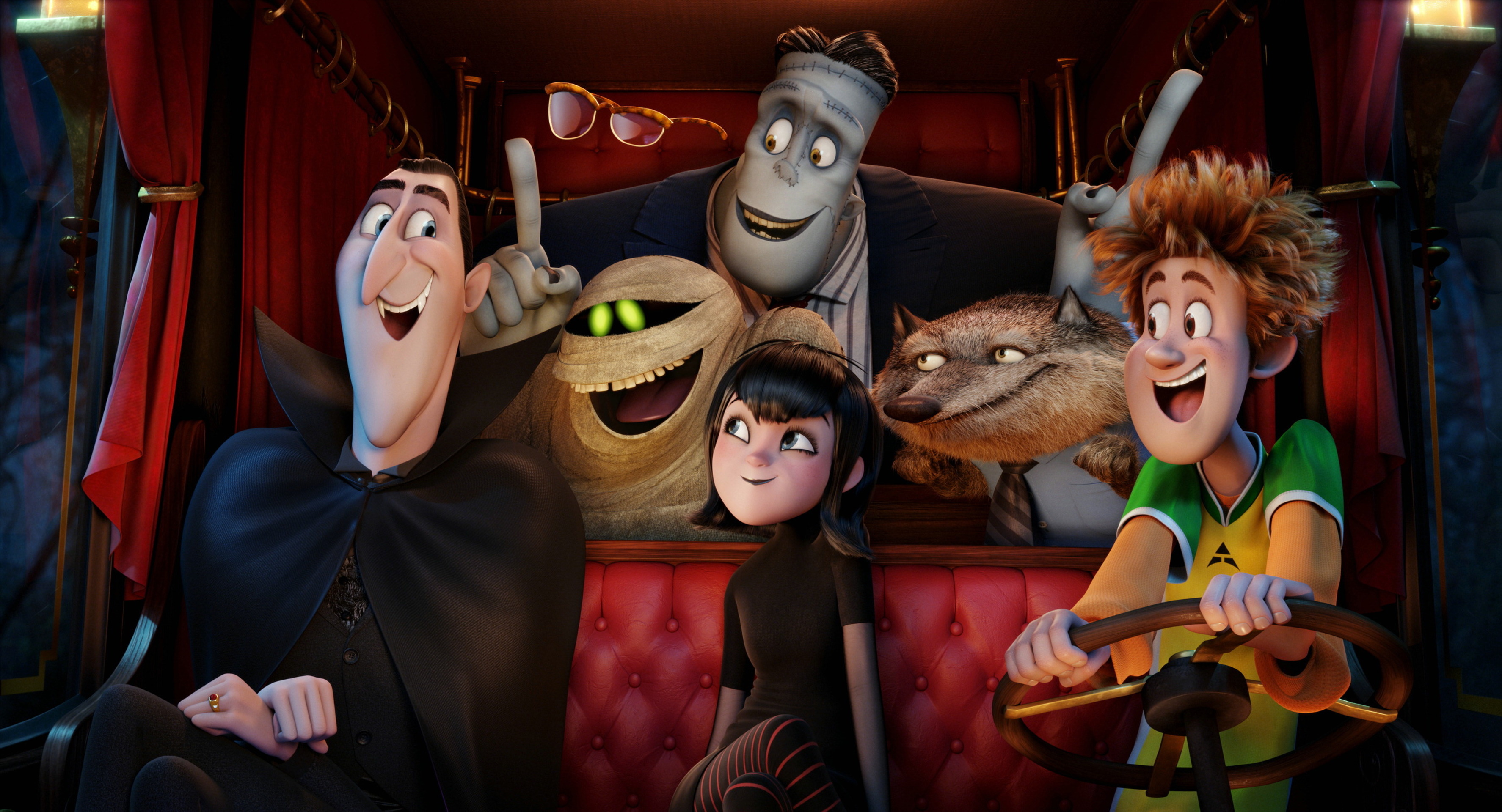 Hotel Transylvania, Animated adventure, Spooky fun, Sony animation, 3550x1920 HD Desktop