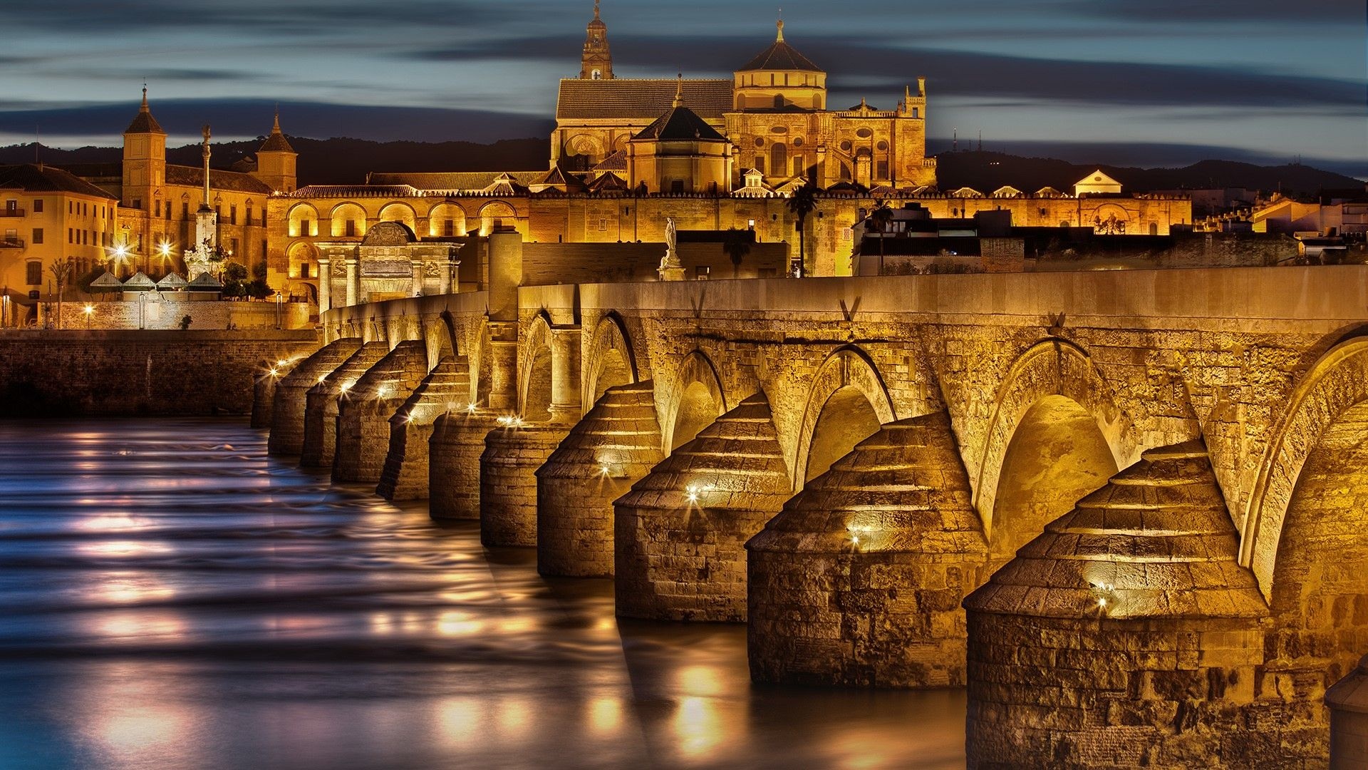 Great Mosque of Cordoba, Cordoba Spain, Top free, Backgrounds, 1920x1080 Full HD Desktop