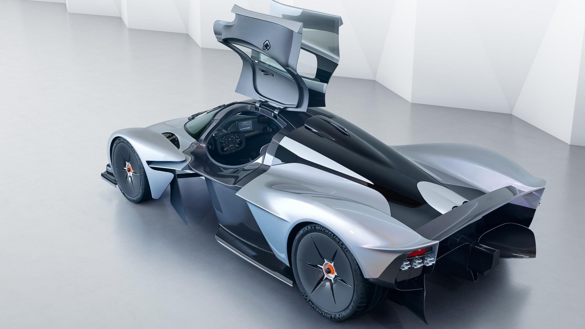 Aston Martin Valkyrie, Powerful auto, Cutting-edge design, Motor's info, 1920x1080 Full HD Desktop