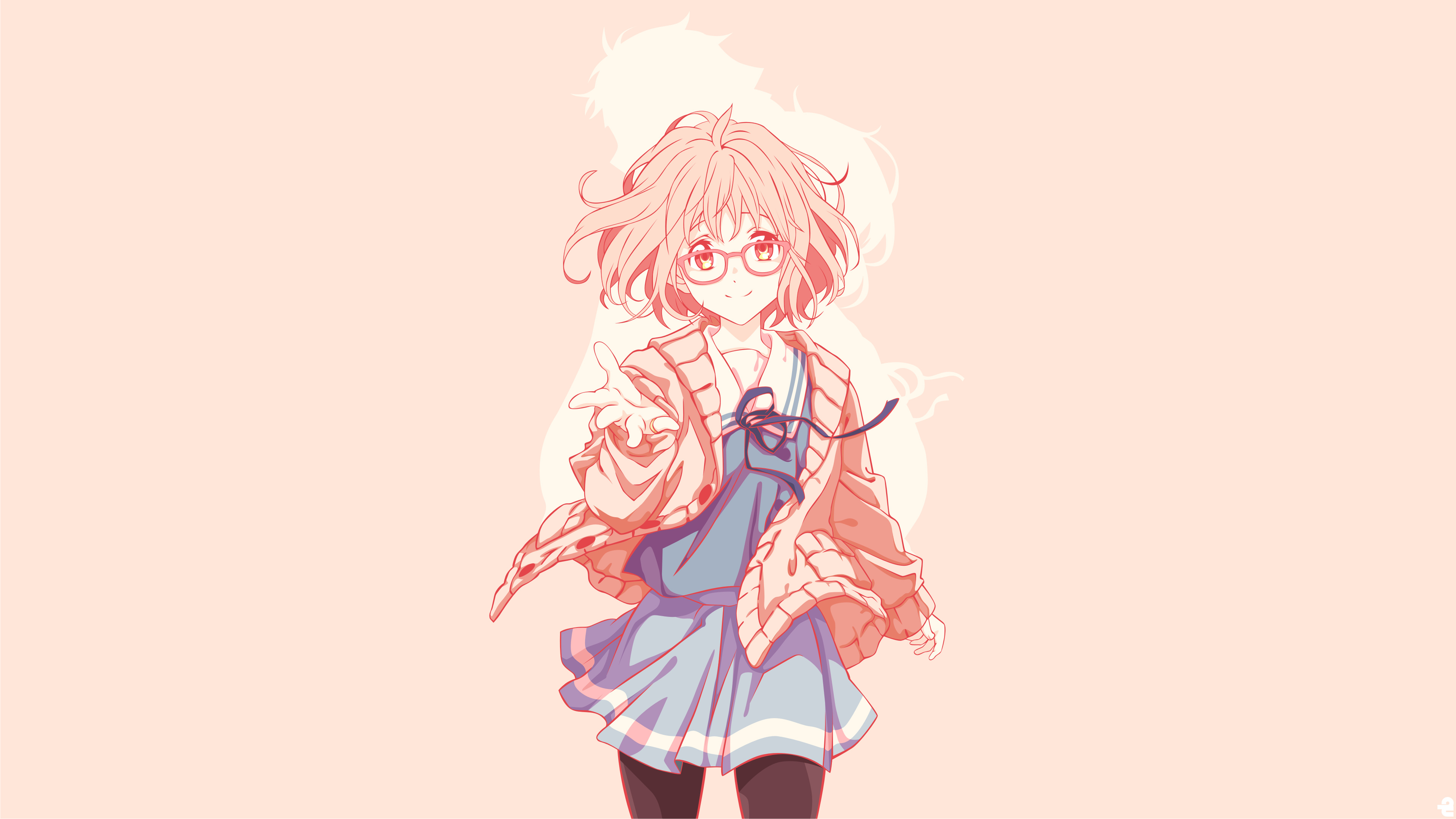 Beyond the Boundary Anime, Mirai Kuriyama wallpapers, 4K image quality, Stunning backgrounds, 3840x2160 4K Desktop