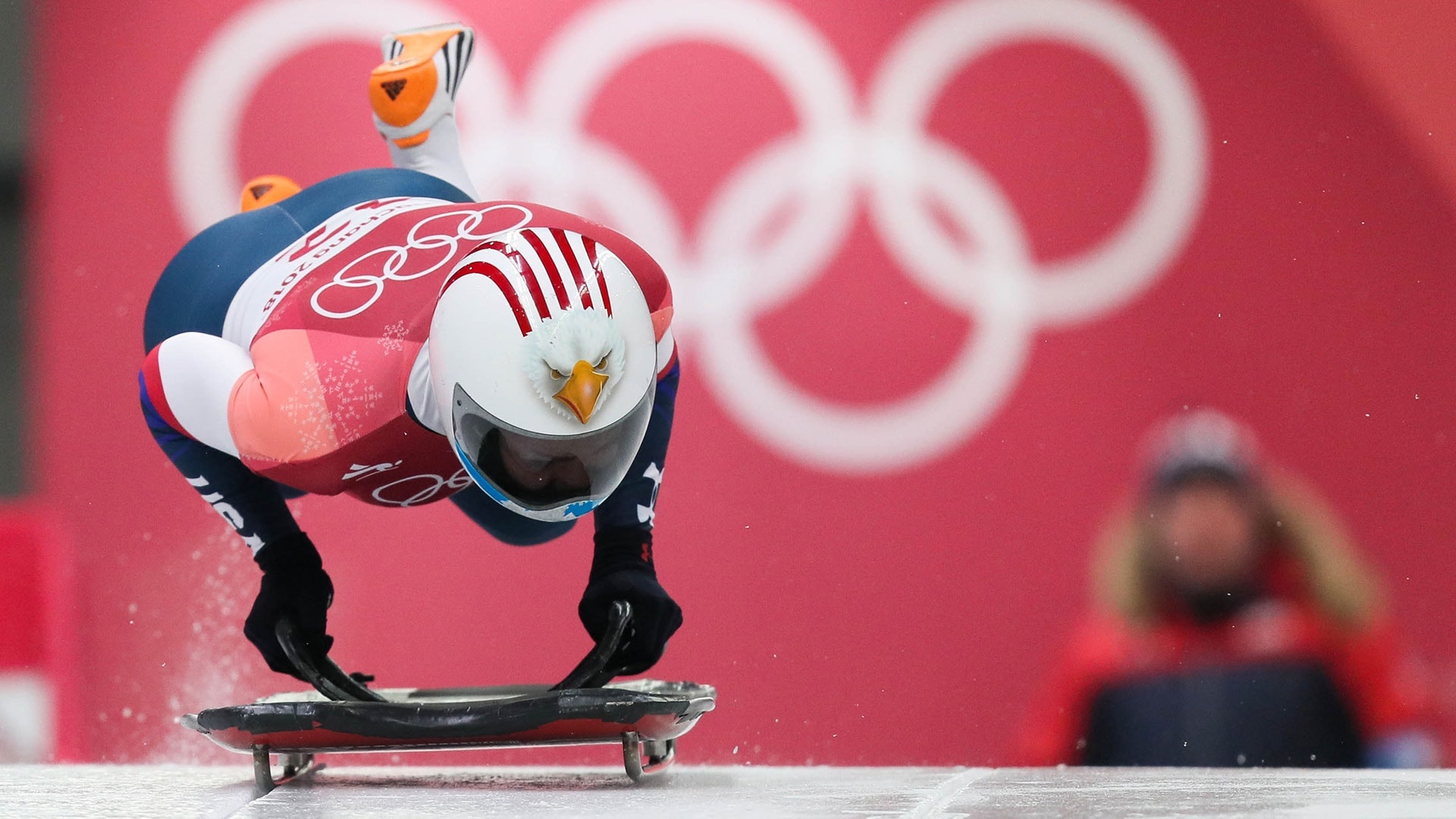 Skeleton sport, 2022 Winter Olympics, NBC Olympics, 1920x1080 Full HD Desktop