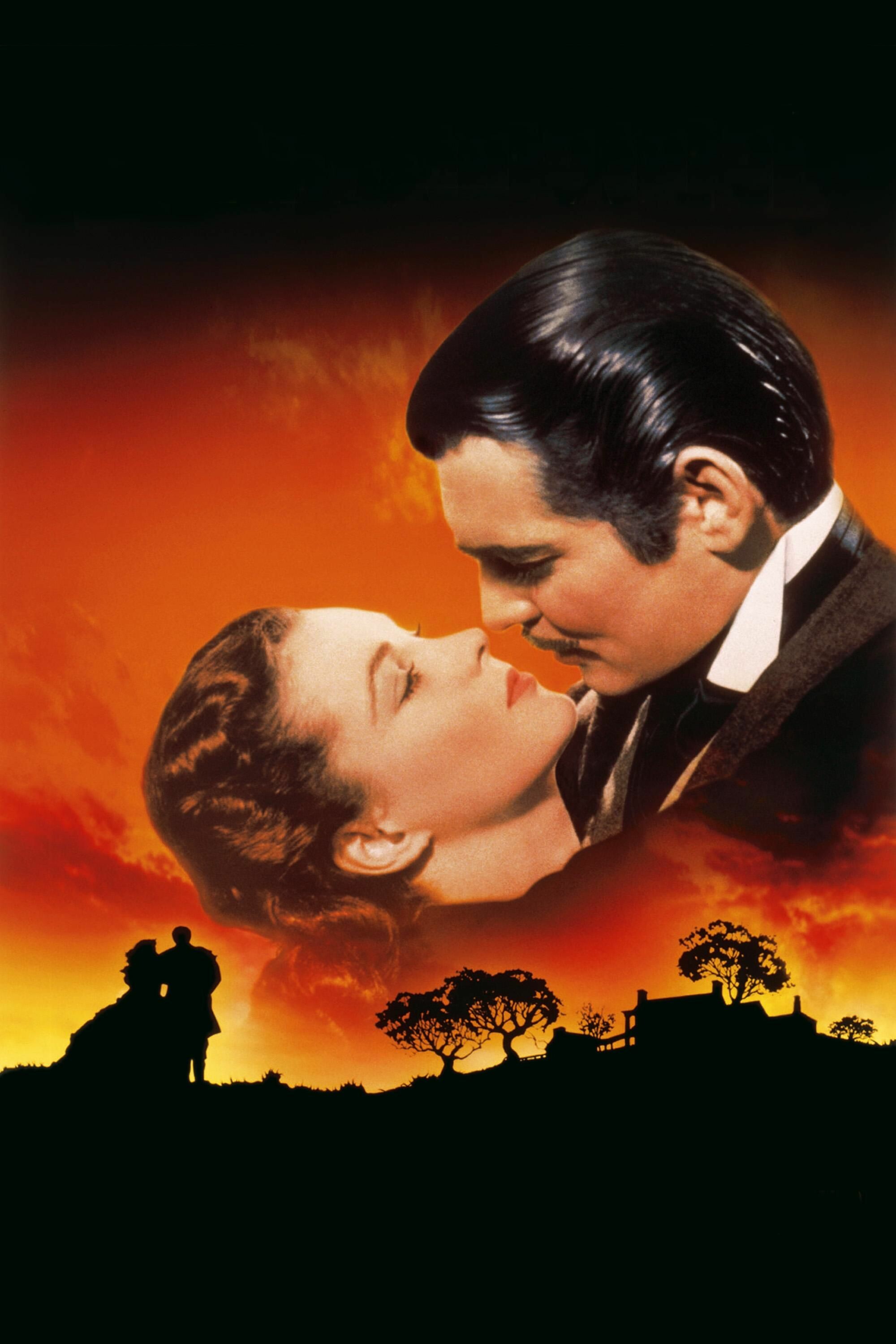 Melodramatic romance, Rhett Butler, Southern belle, Historical epic, 2000x3000 HD Phone