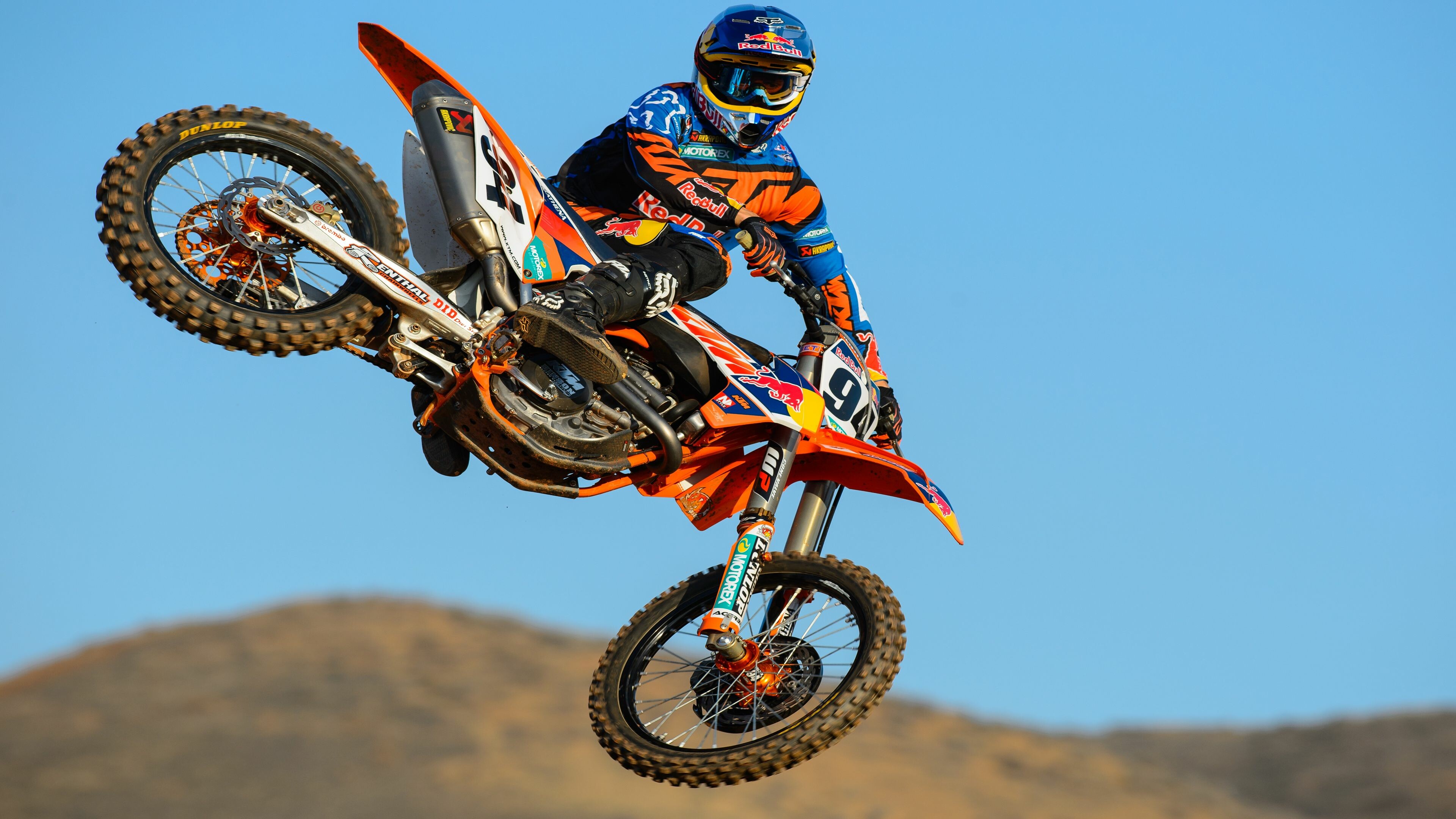 Motocross action, KTM excellence, HD wallpapers, Artistic photography, 3840x2160 4K Desktop