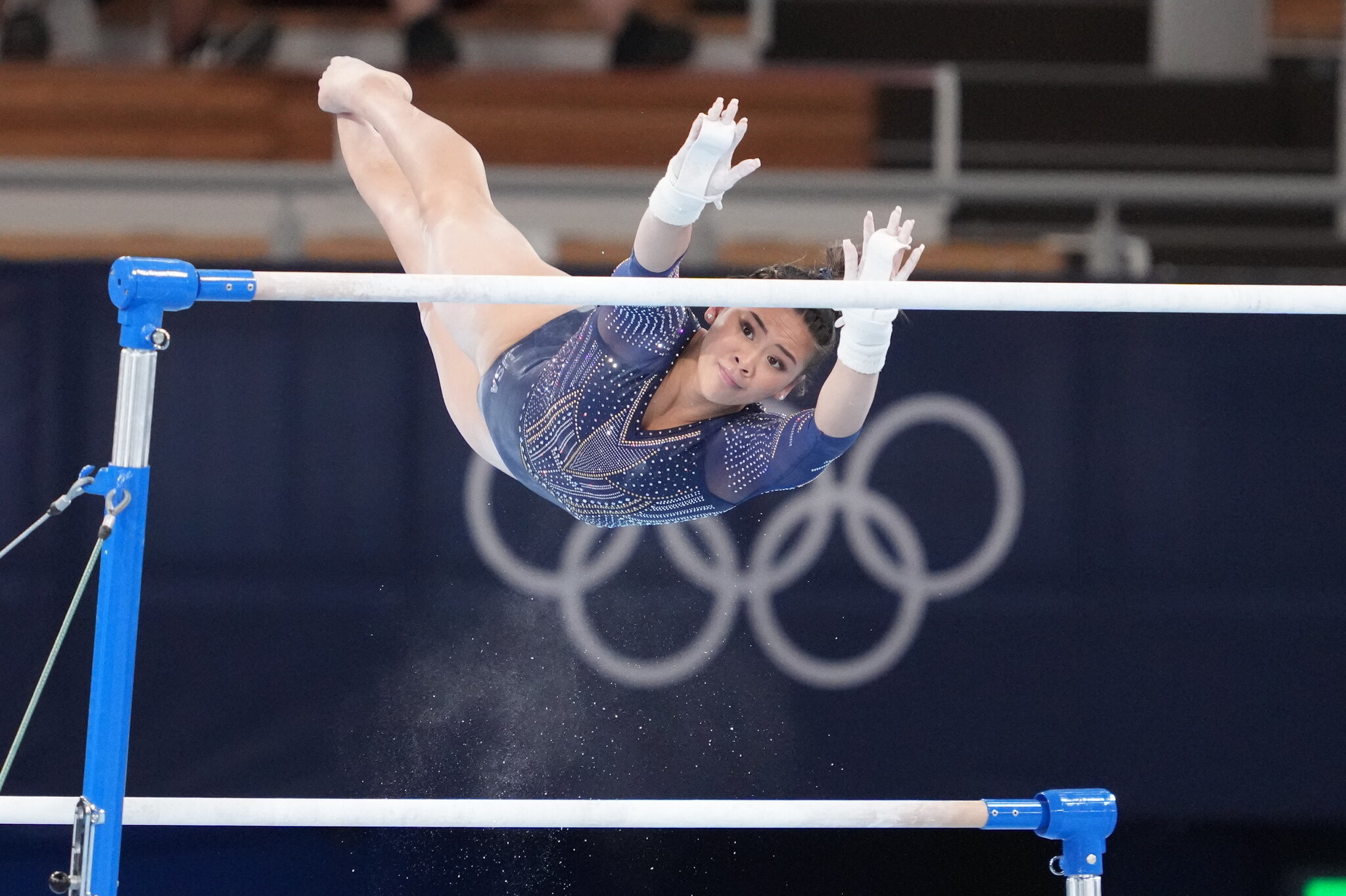 Nina Derwael, Belgium gymnast, Sunisa Lee, Uneven bars gold, 2050x1370 HD Desktop