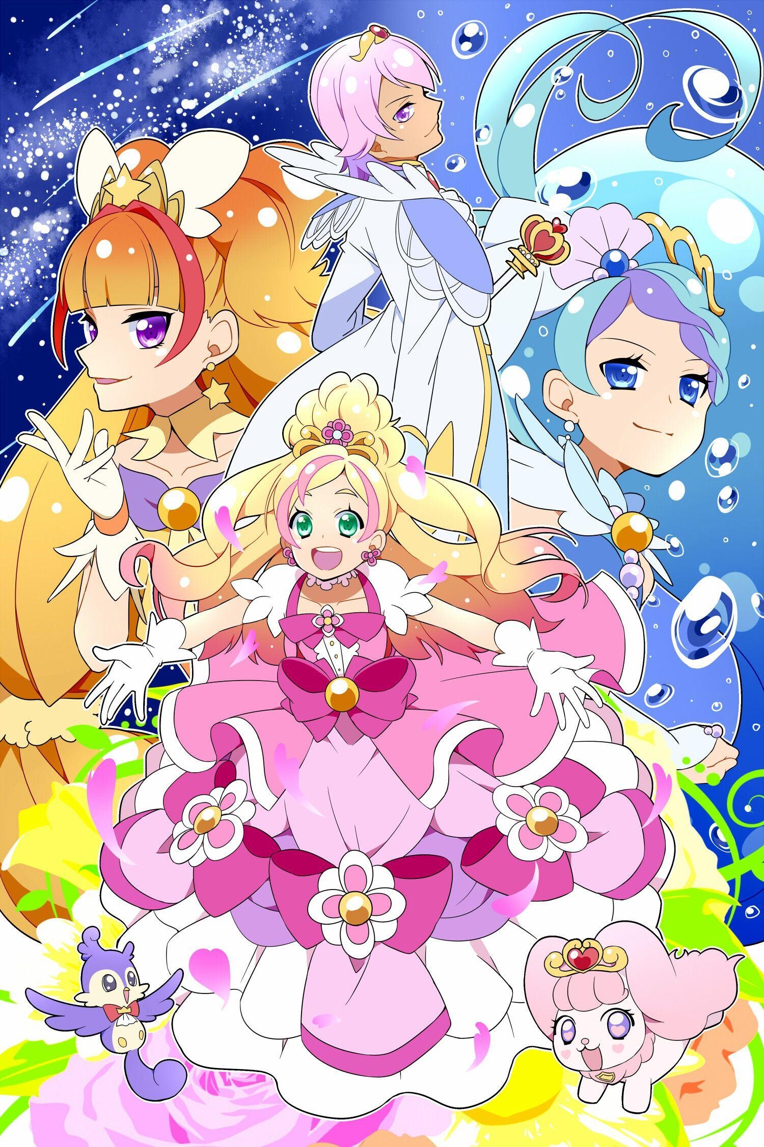 Glitter Force, Pretty Cure wallpapers, 1500x2250 HD Phone