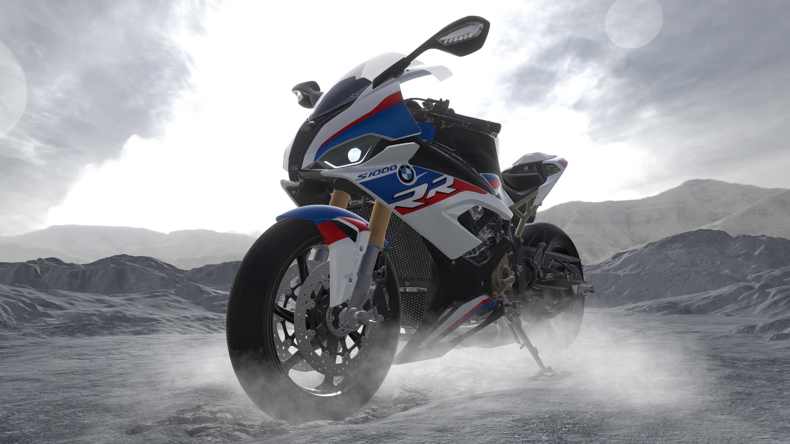 BMW S 1000 RR, Virtual reality scene, High quality, 2670x1500 HD Desktop