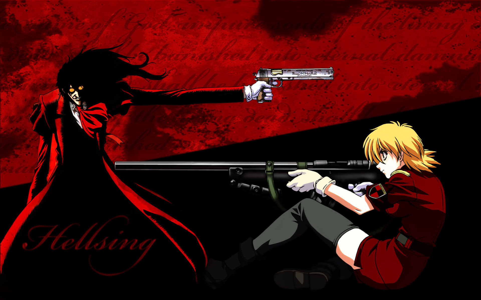 Alucard and Seras, Alucard (Hellsing) Wallpaper, 1920x1200 HD Desktop