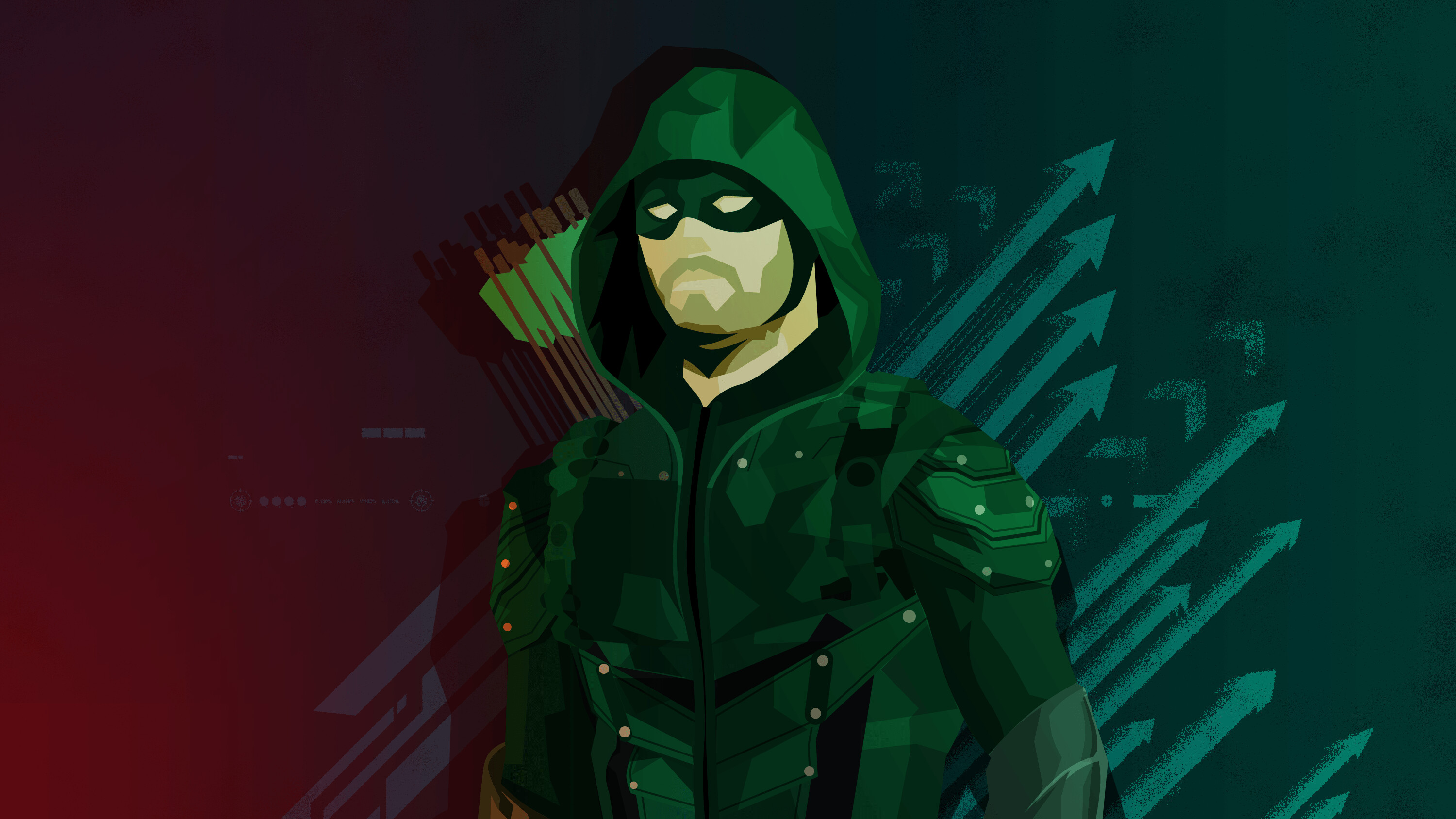 Green Arrow, 4K desktop wallpapers, High quality images, Heroic motif, 3000x1690 HD Desktop