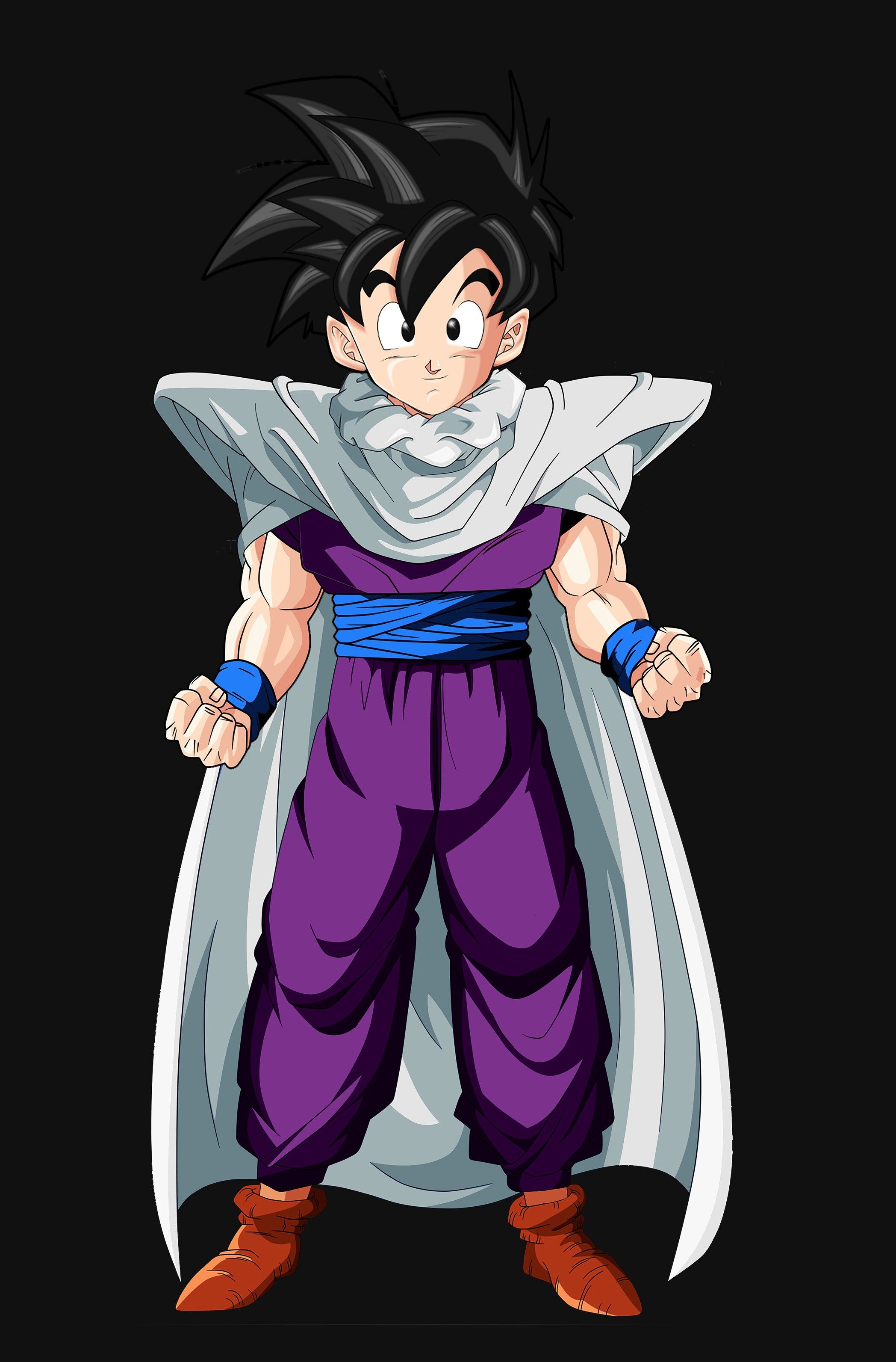 Gohan, Anime protagonist, Dragon Ball Z, Majin Boo, 2100x3190 HD Phone