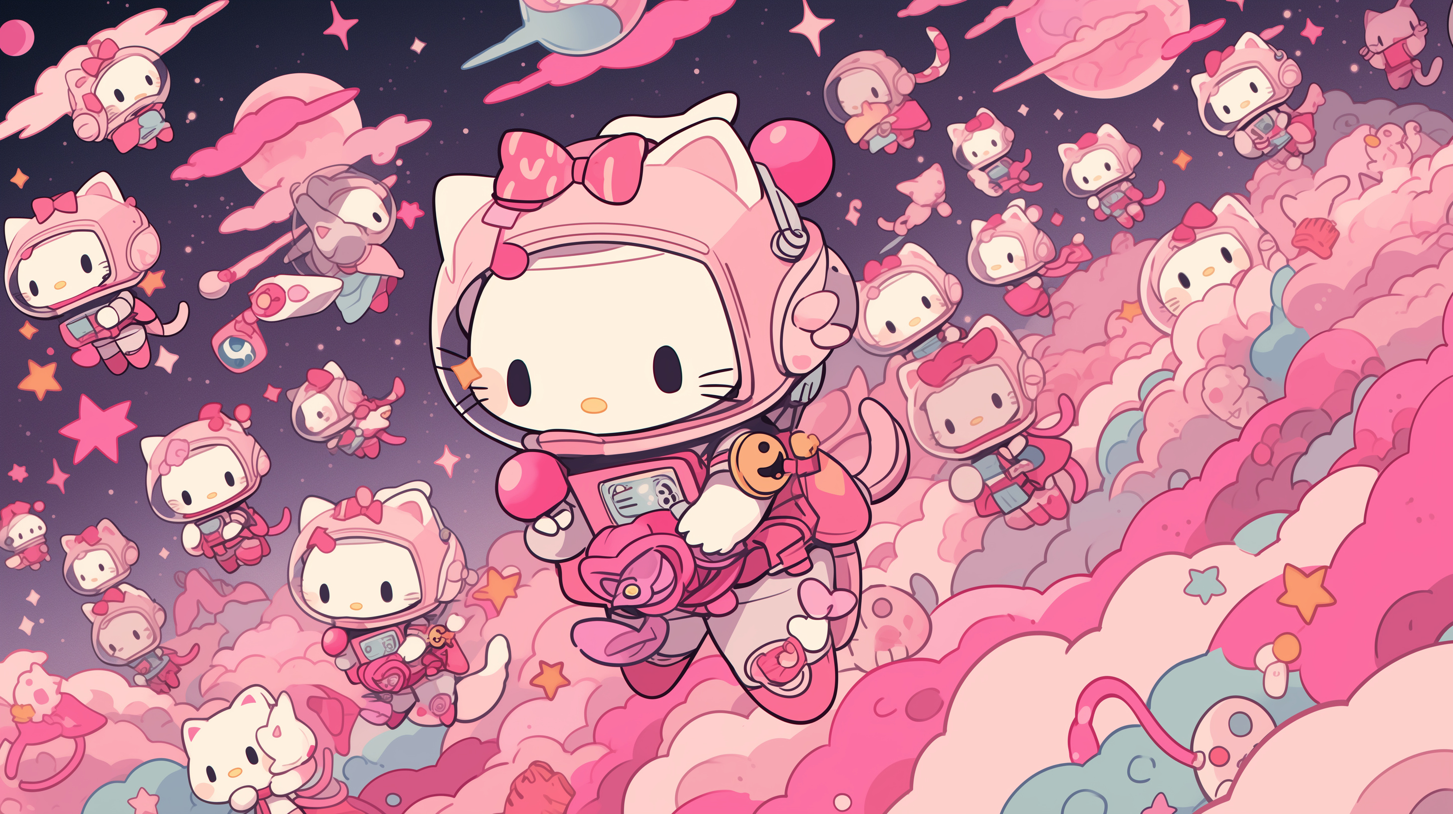 Hello Kitty, Sanrio, Friendship, Sweetness, Iconic, 2920x1640 HD Desktop