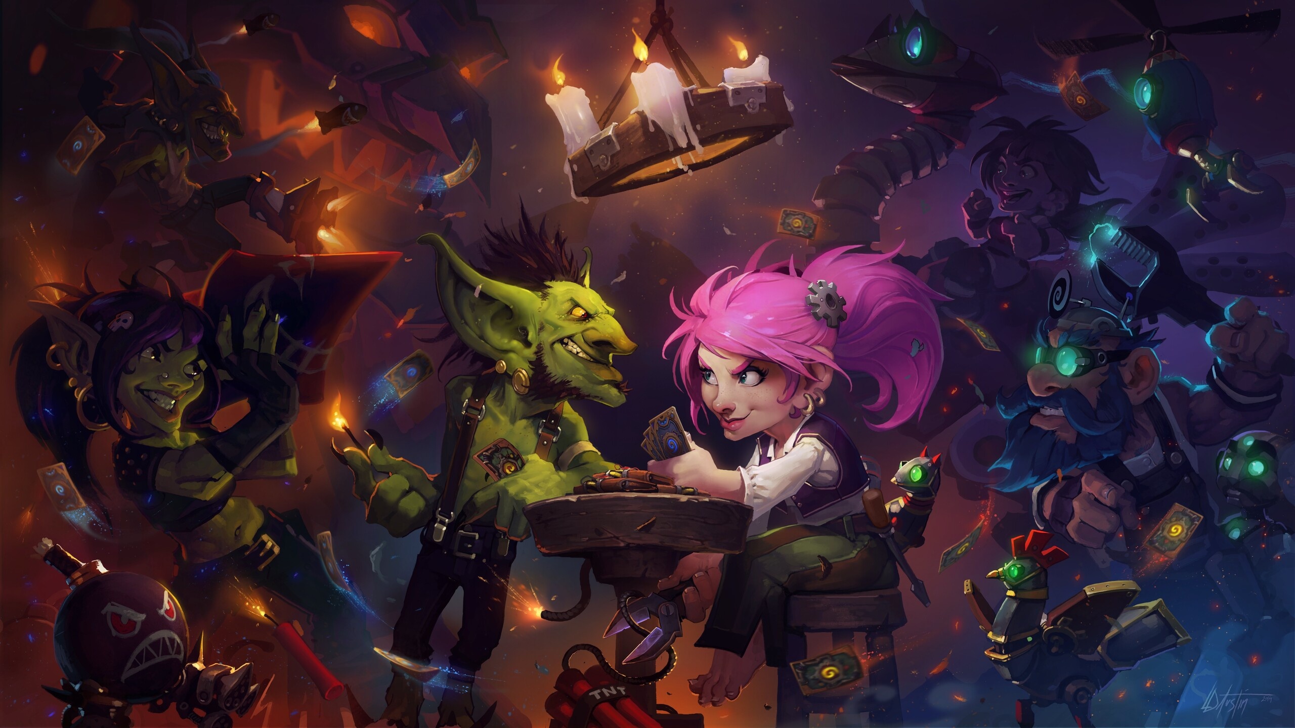 Hearthstone, Gnome Wallpaper, 2560x1440 HD Desktop