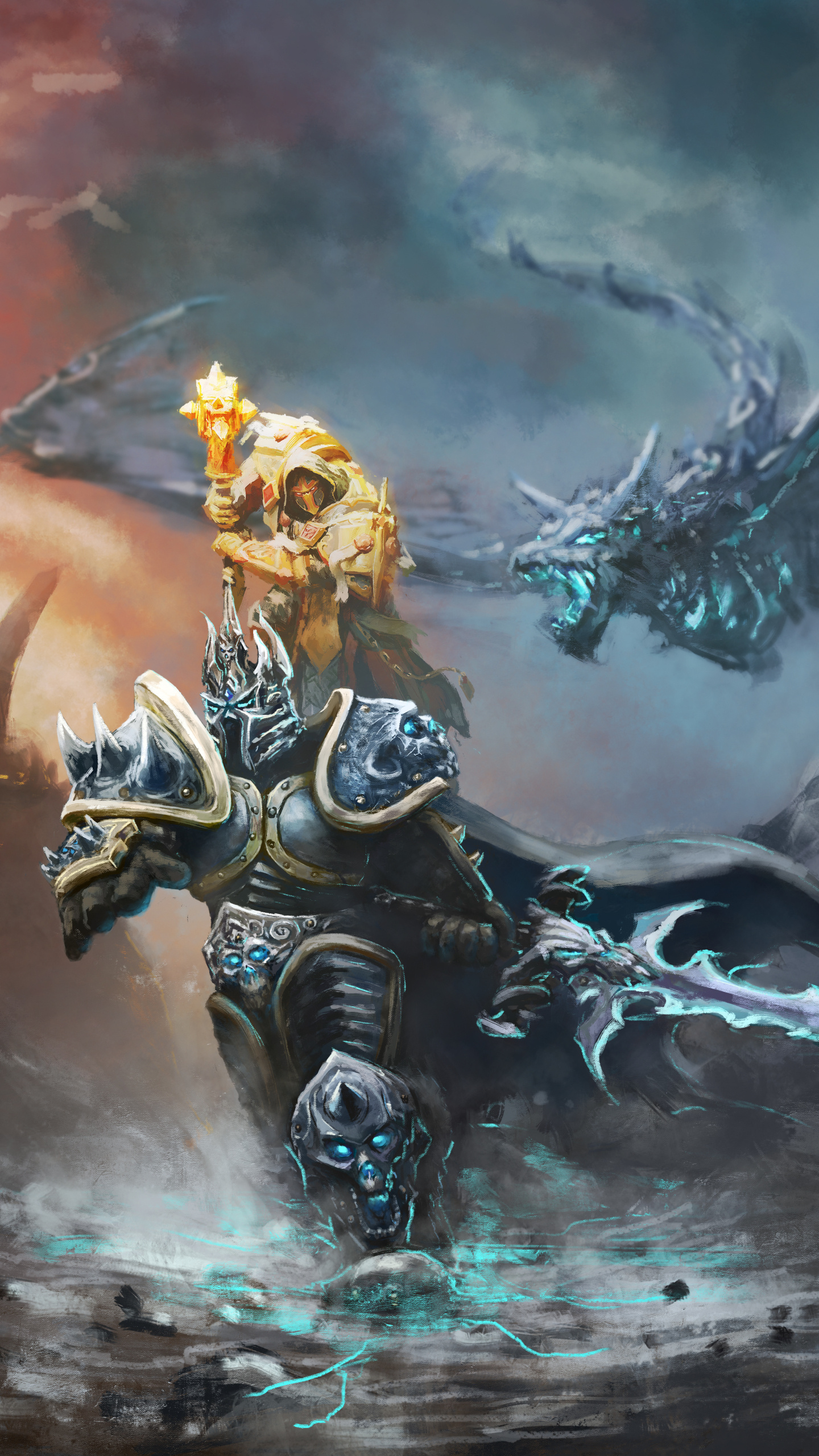 The Lich King, Heroes of the Storm Wallpaper, 1440x2560 HD Phone