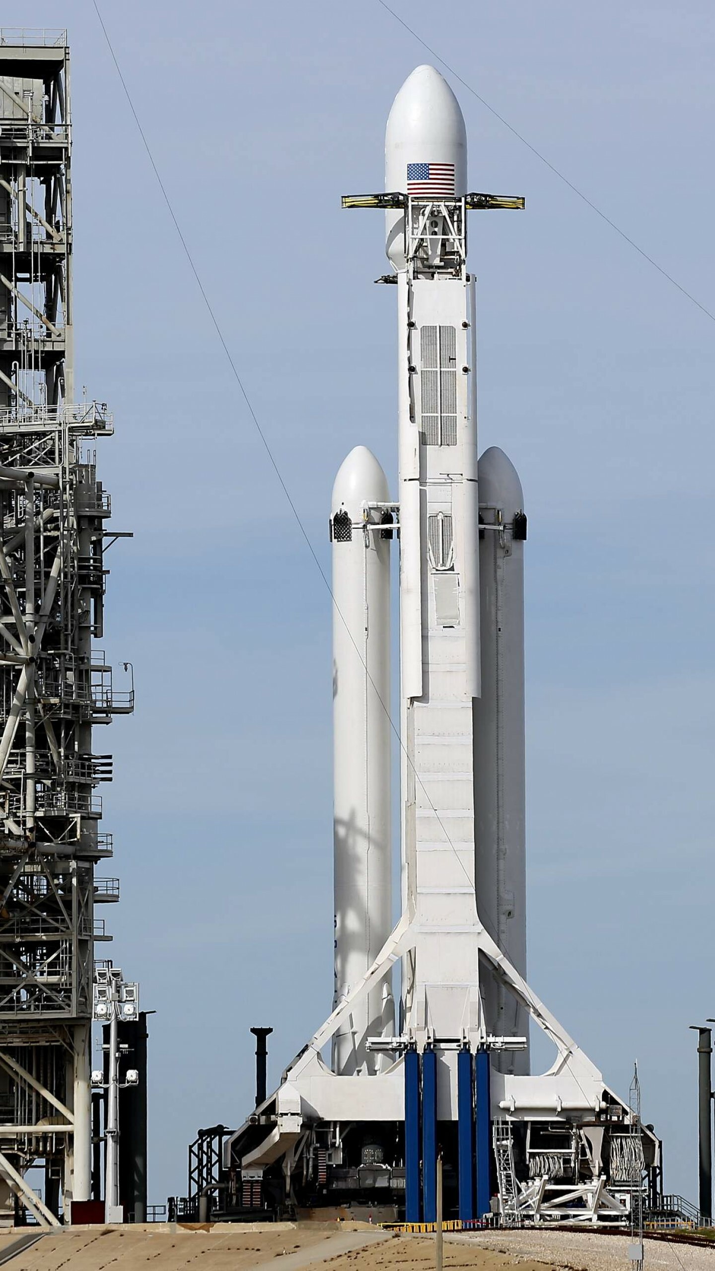 SpaceX Falcon Heavy, Roaring rocket engines, Mission success, Striking launch imagery, 1440x2560 HD Phone