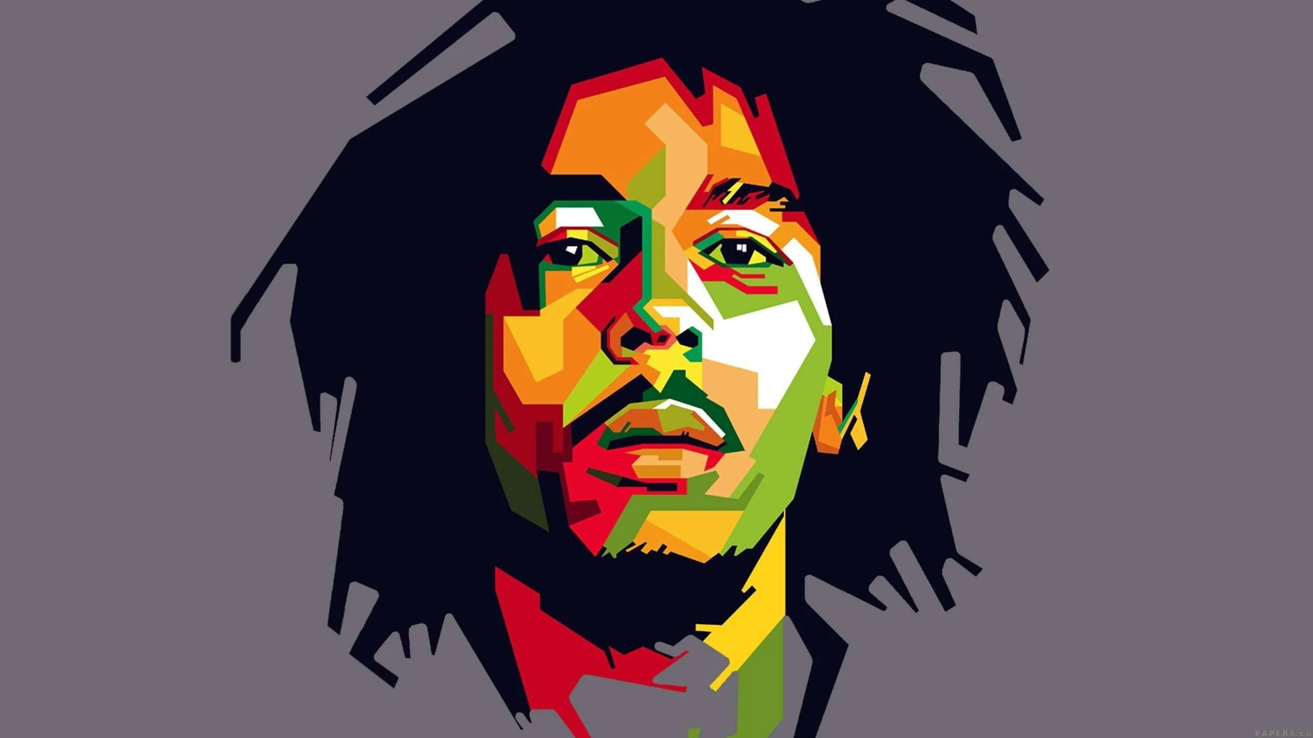 Bob Marley, Celebs, Cartoon, Backgrounds, 2560x1440 HD Desktop