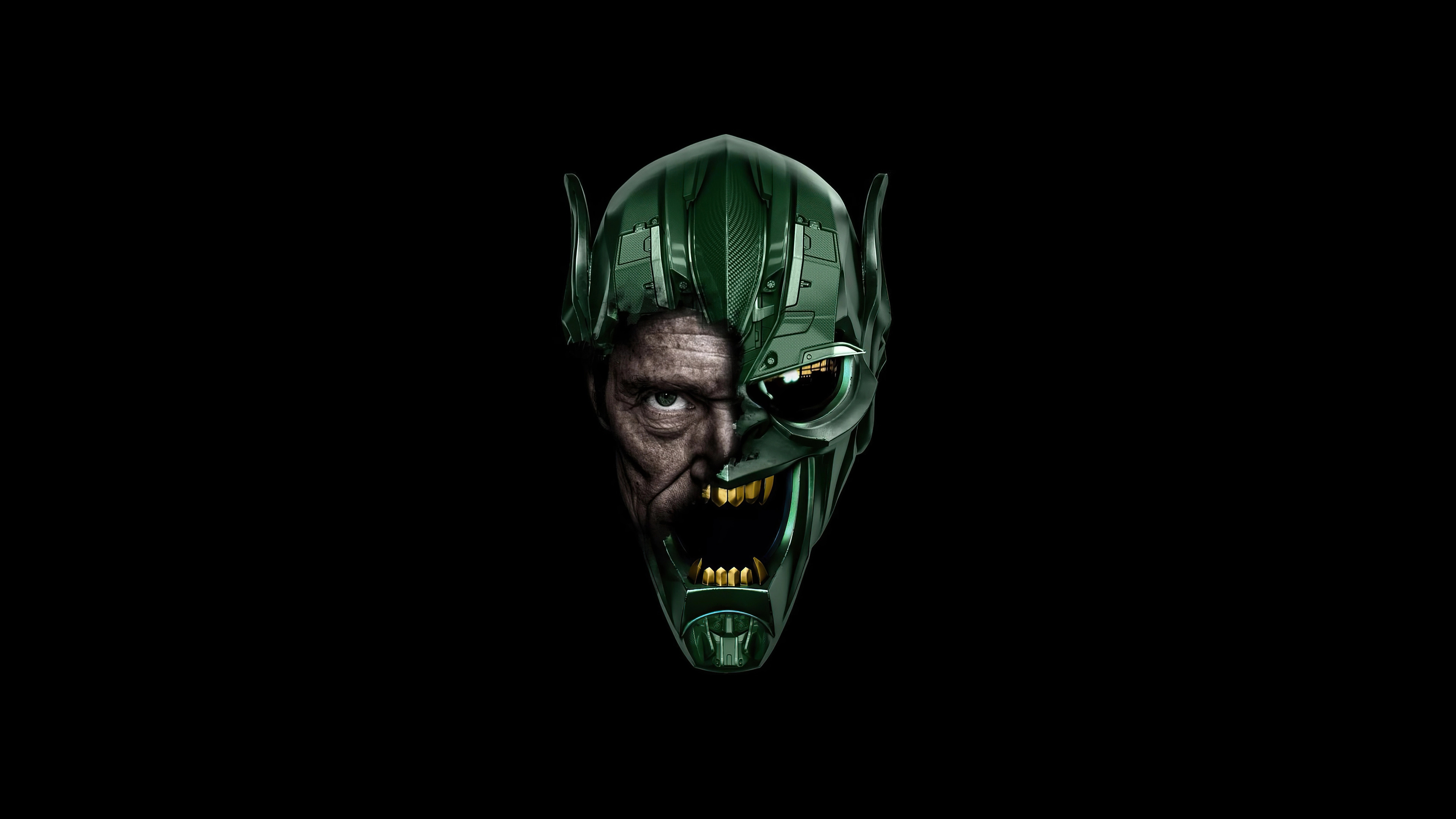 Willem Dafoe, Green Goblin, Wallpaper 4K Ultra HD, Spiderman villain, 3840x2160 4K Desktop