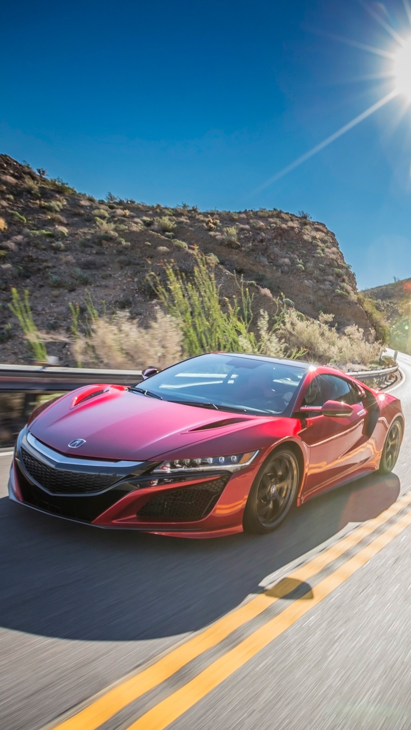 Acura NSX 4K wallpaper, Luxury and performance, Cutting-edge technology, Legendary Japanese craftsmanship, 1440x2560 HD Phone