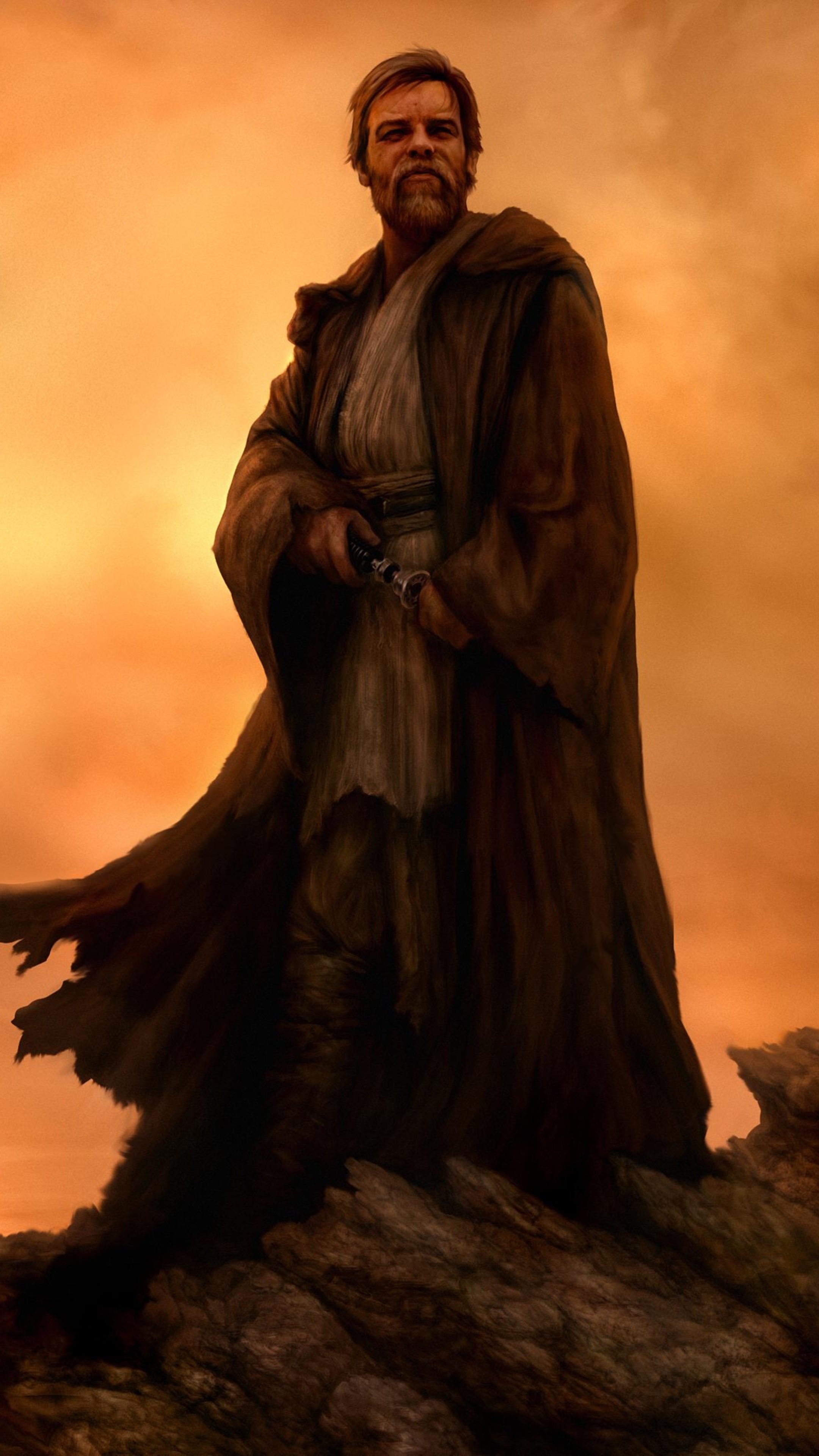 Obi Wan, Star Wars, Sony Xperia wallpapers, HD images, 2160x3840 4K Phone