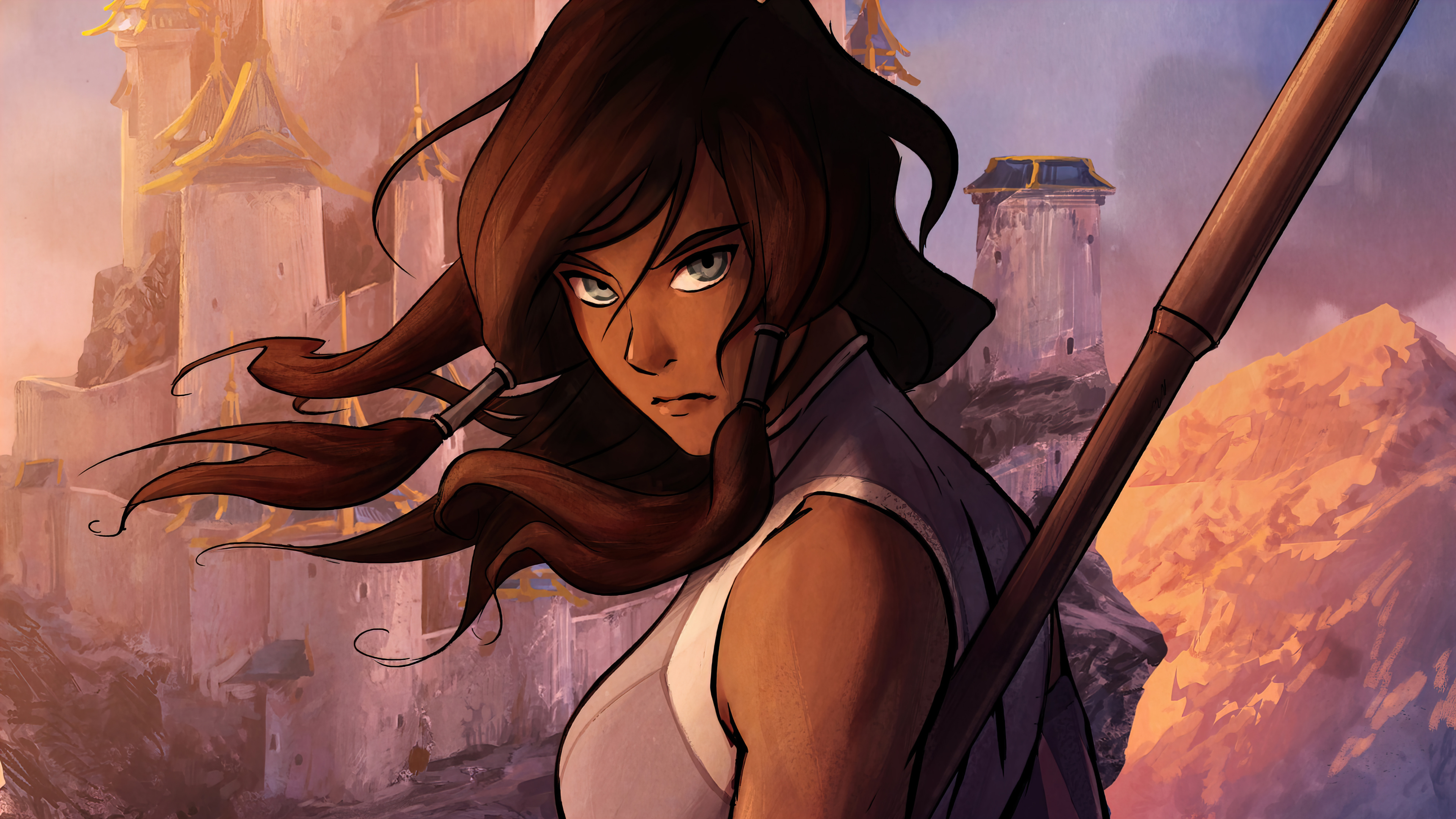 Korra, Anime, Avatar, Legend, 3840x2160 4K Desktop