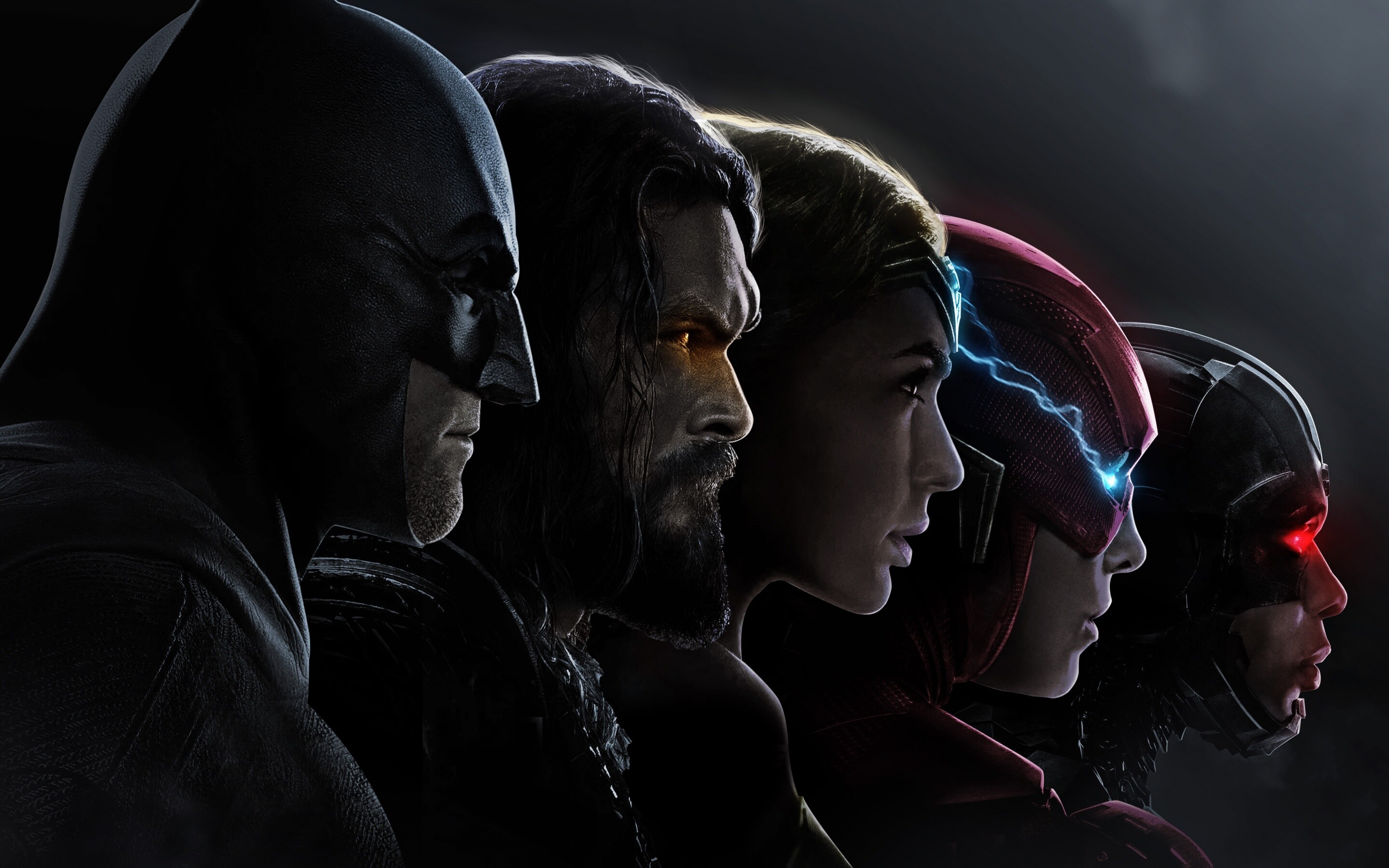 4K Justice League wallpaper, Batman, Aquaman, Wonder Woman, 2880x1800 HD Desktop