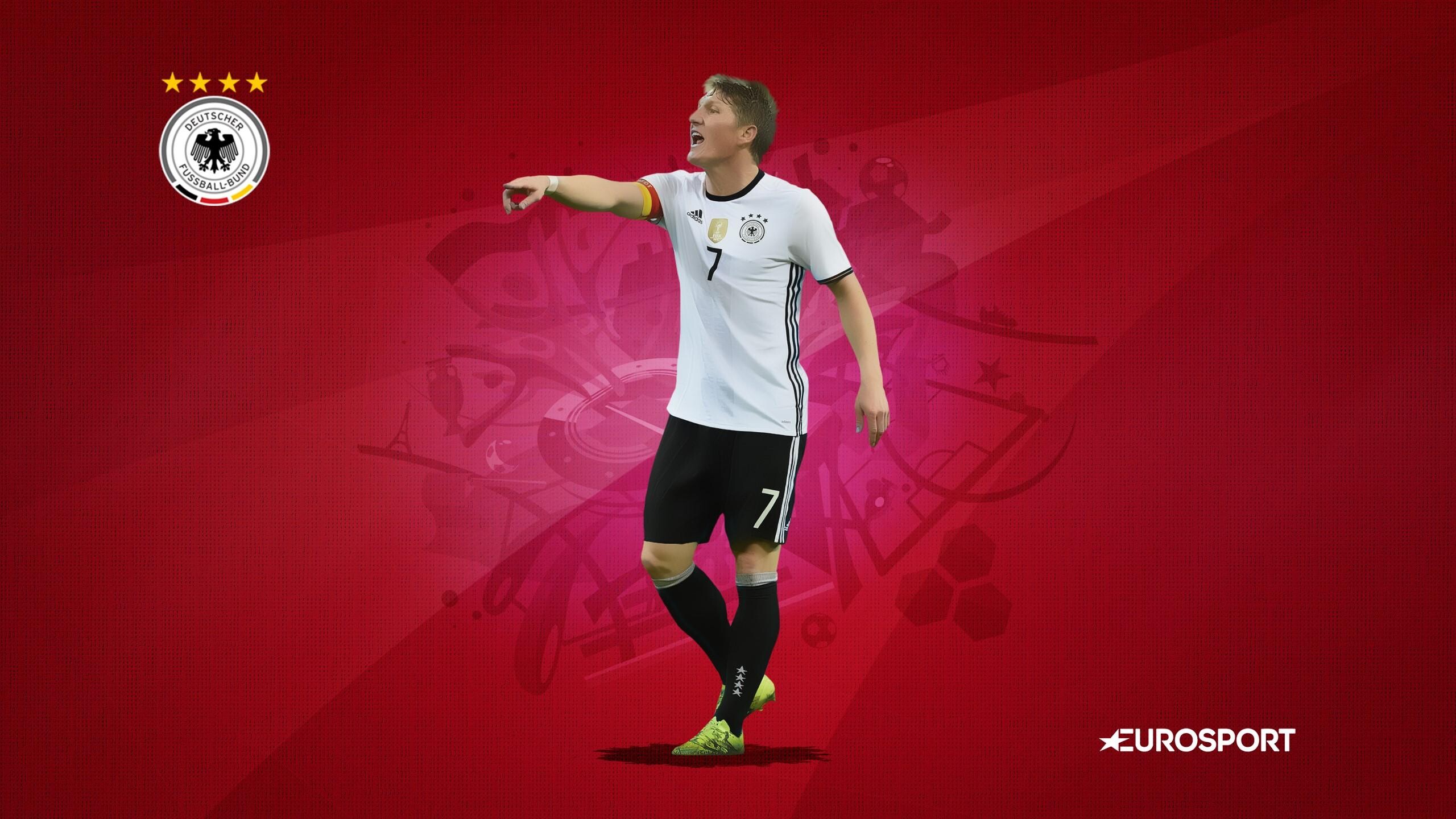 Bastian Schweinsteiger, Germany National Football Team Wallpaper, 2560x1440 HD Desktop