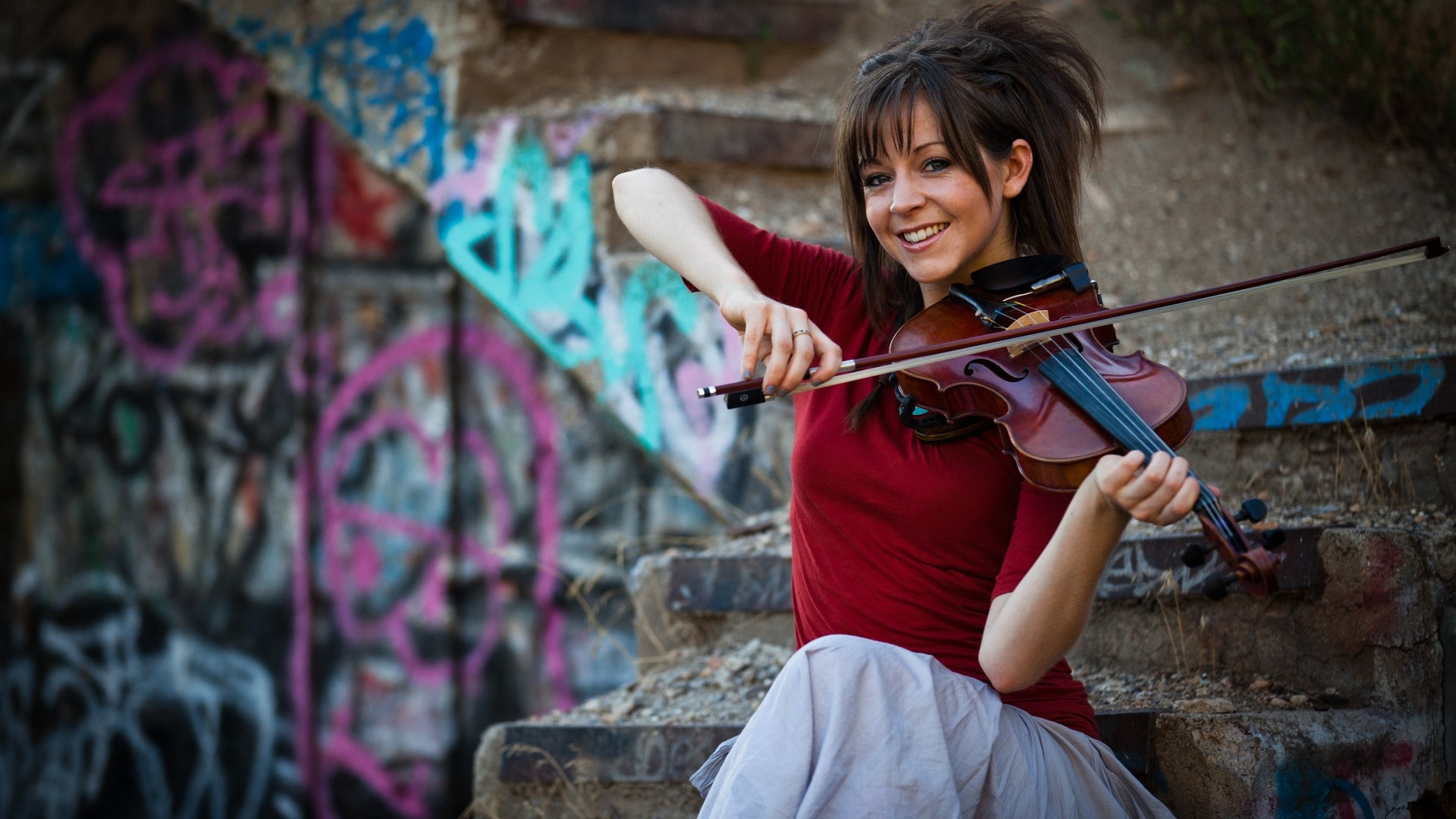 Lindsey Stirling, HD wallpaper background, Stunning image, Visual appeal, 1920x1080 Full HD Desktop